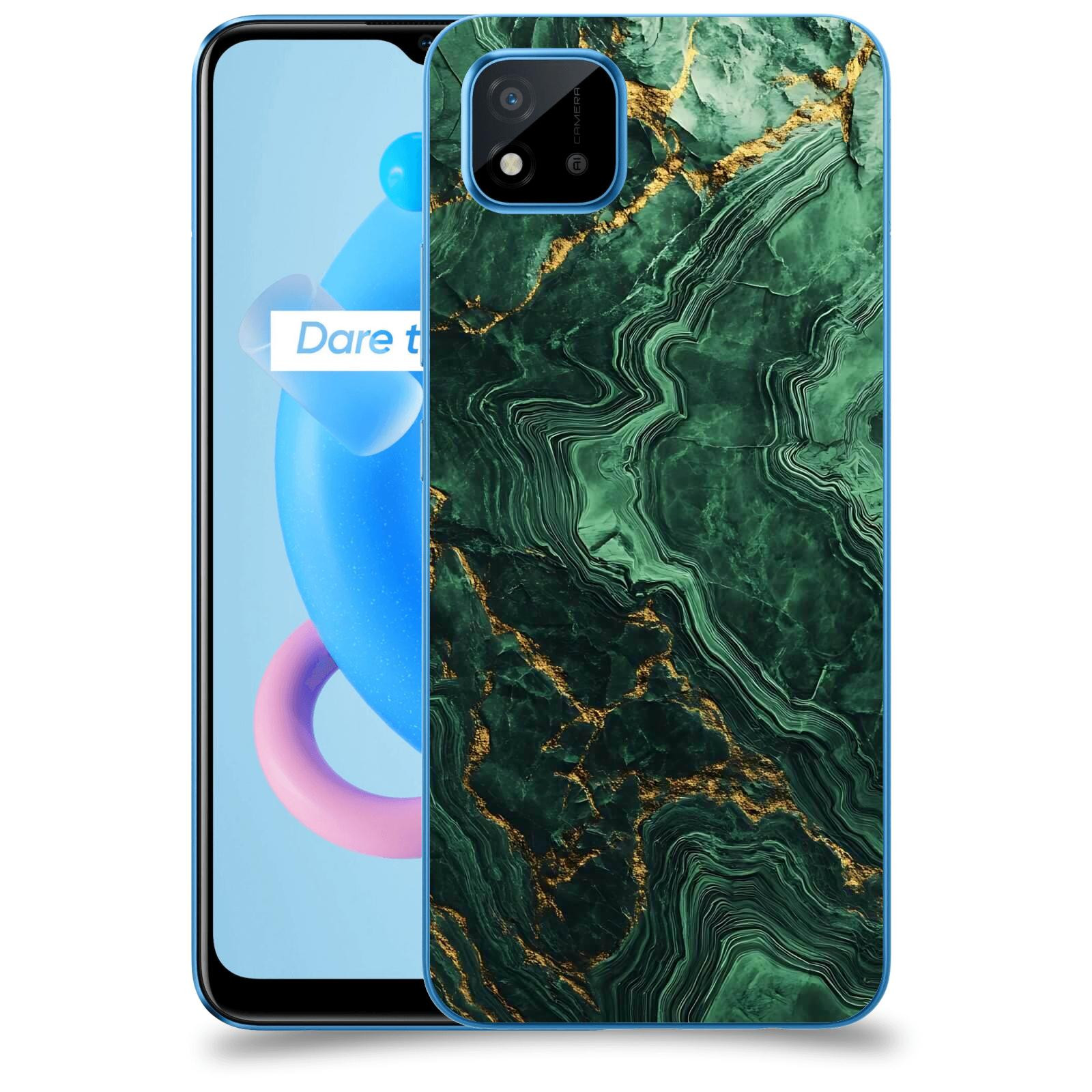 ACOVER Kryt na mobil Realme C11 (2021) - Golden Moss I
