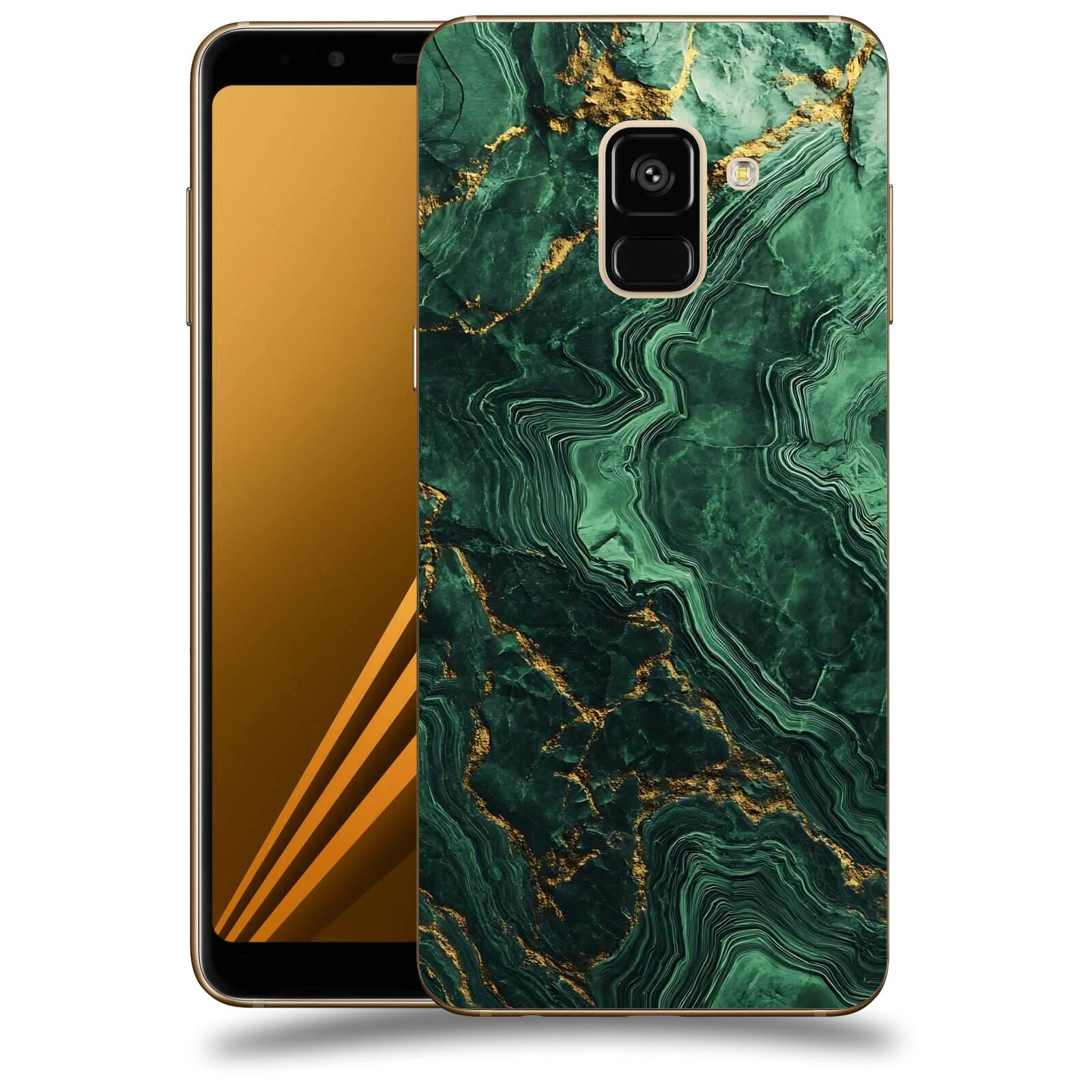 ACOVER Kryt na mobil Samsung Galaxy A8 2018 A530F - Golden Moss I