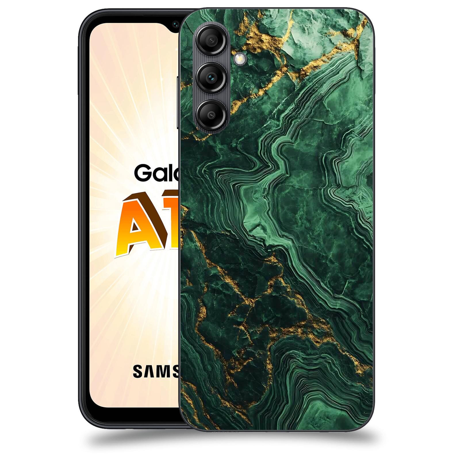 ACOVER Kryt na mobil Samsung Galaxy A14 LTE - Golden Moss I