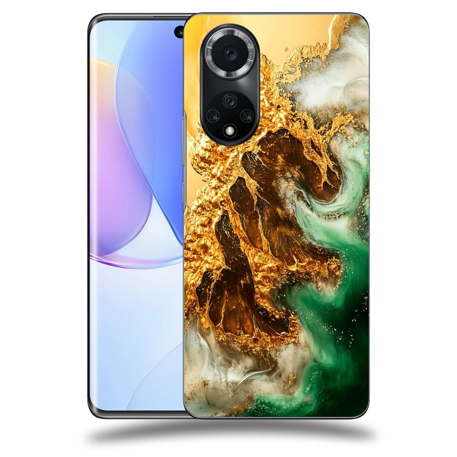 ACOVER Kryt na mobil Huawei Nova 9 - Golden Moss II