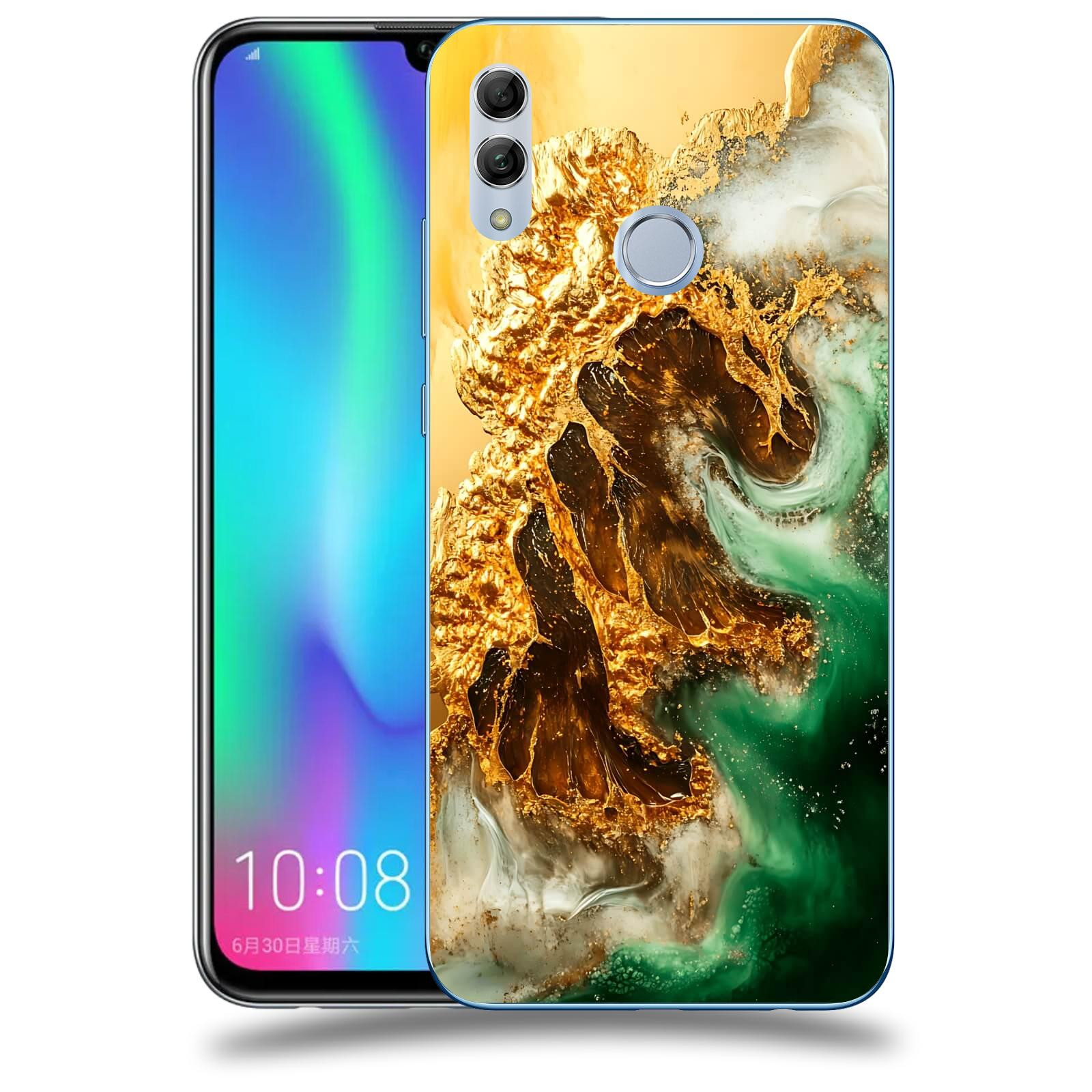 ACOVER Kryt na mobil Honor 10 Lite - Golden Moss II