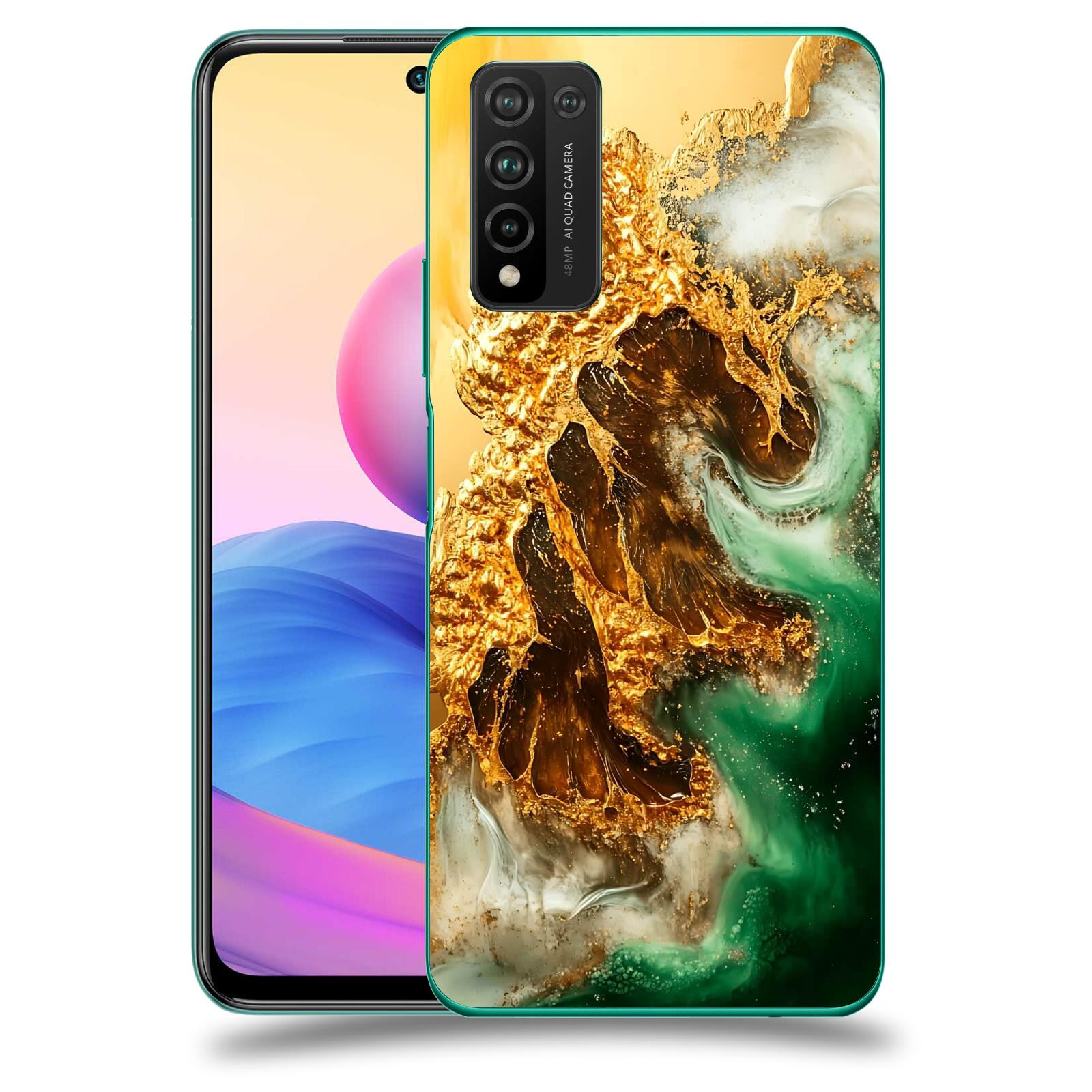 ACOVER Kryt na mobil Honor 10X Lite - Golden Moss II