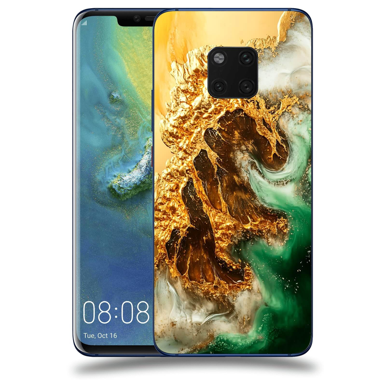 ACOVER Kryt na mobil Huawei Mate 20 Pro - Golden Moss II