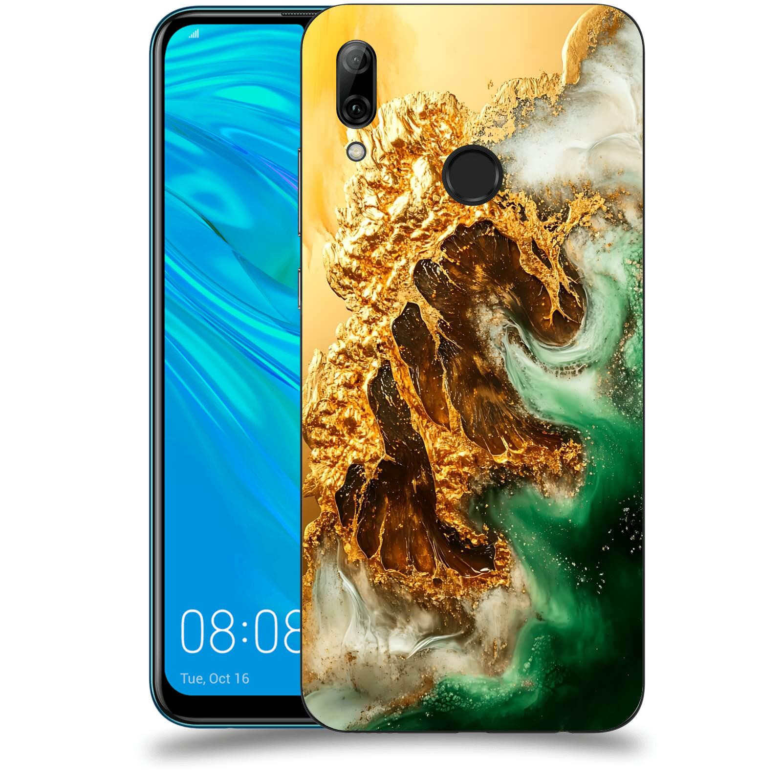 ACOVER Kryt na mobil Huawei P Smart 2019 - Golden Moss II