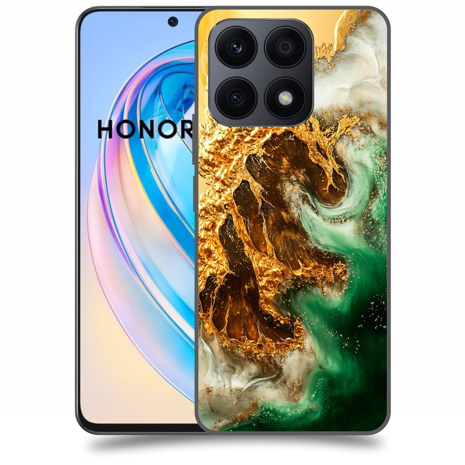 ACOVER Kryt na mobil Honor X8a - Golden Moss II