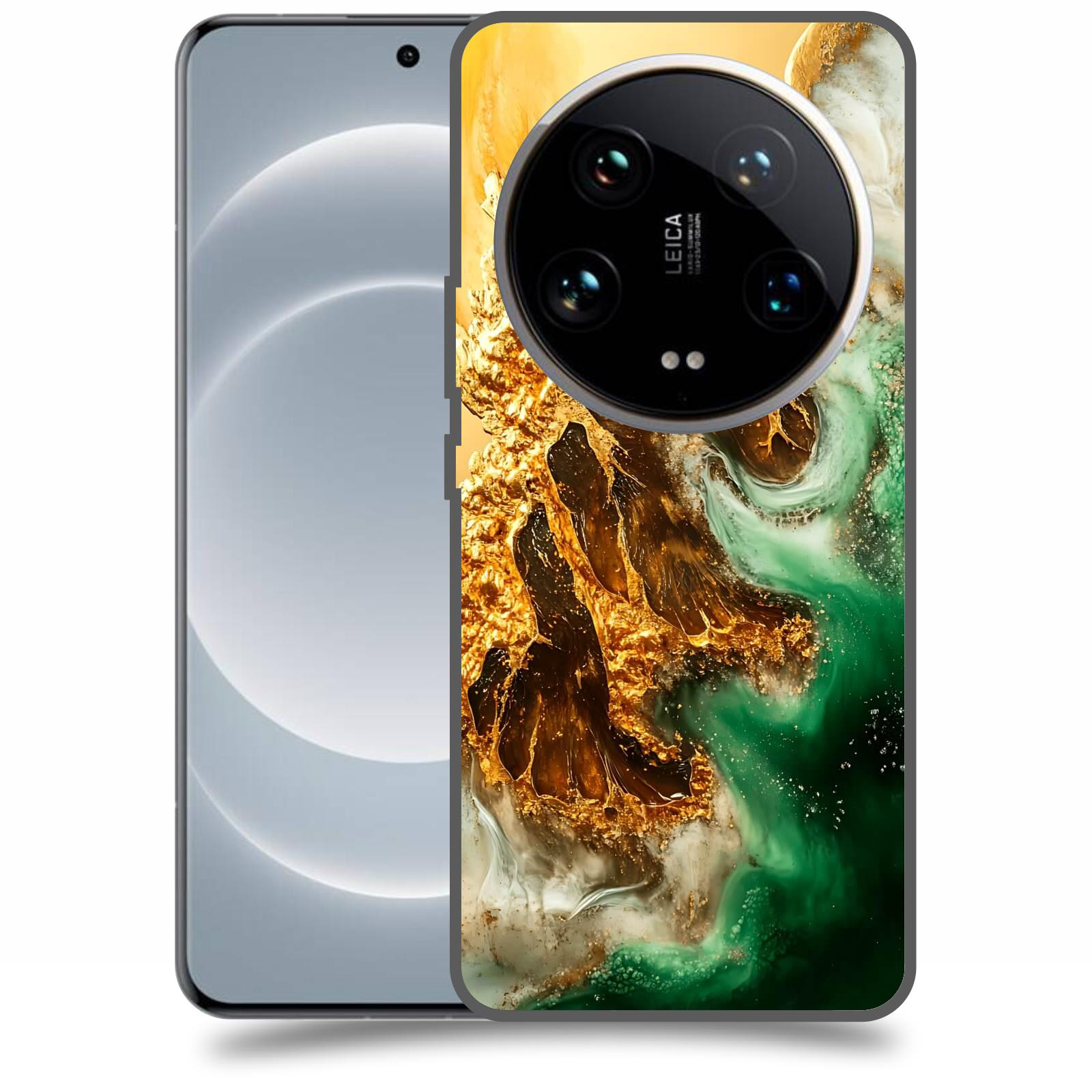 ACOVER Kryt na mobil Xiaomi 14 Ultra - Golden Moss II