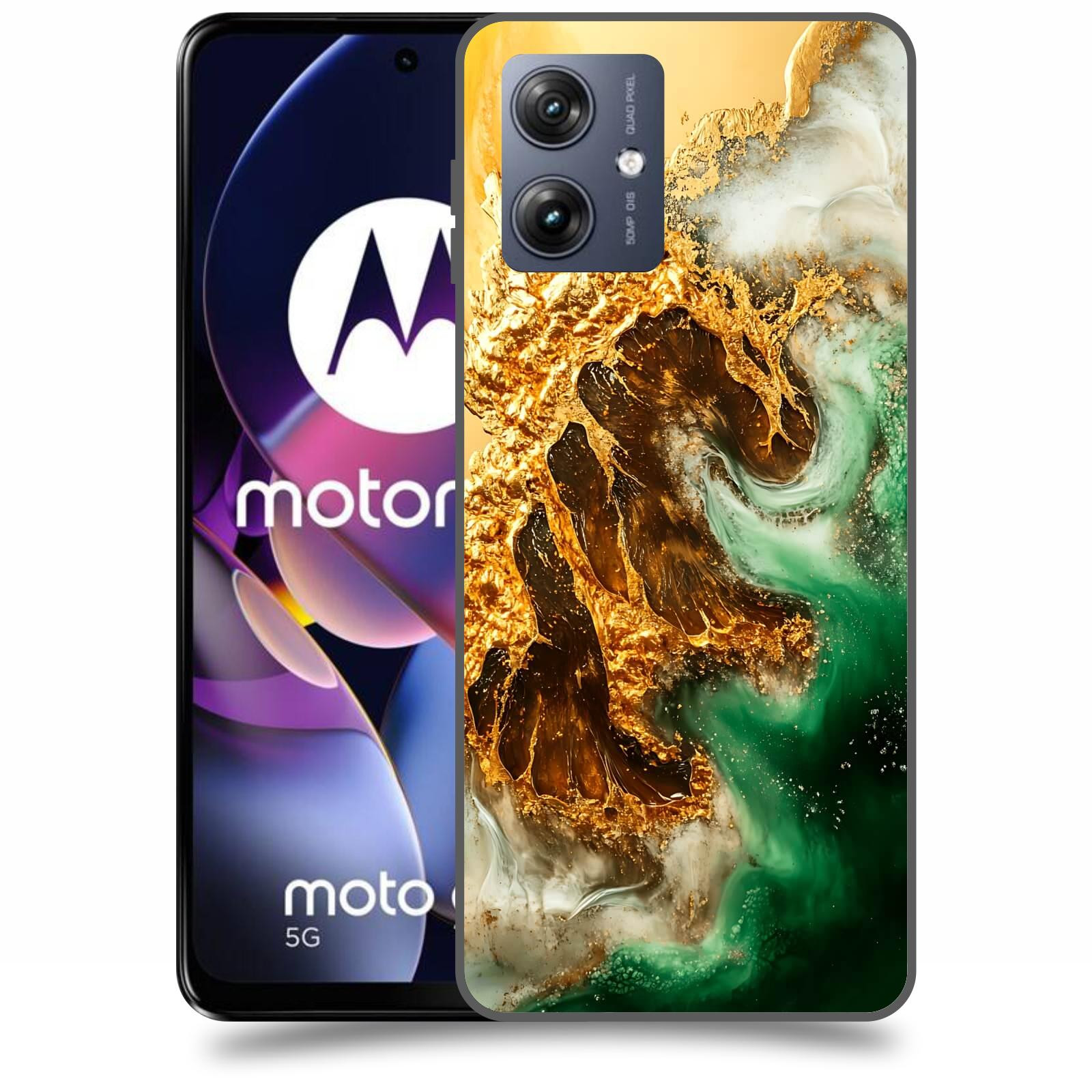ACOVER Kryt na mobil Motorola Moto G54 5G - Golden Moss II