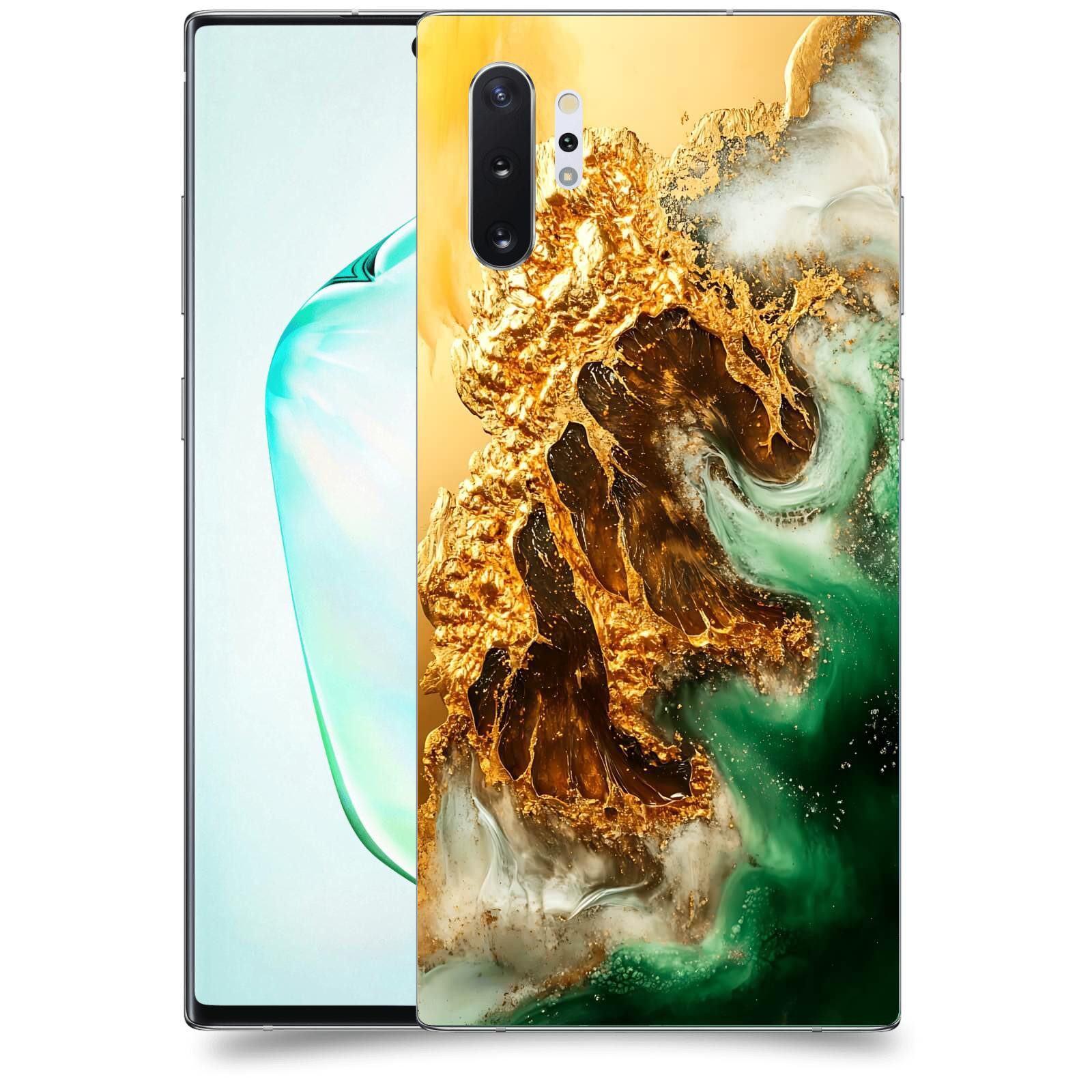 ACOVER Kryt na mobil Samsung Galaxy Note 10+ N975F - Golden Moss II