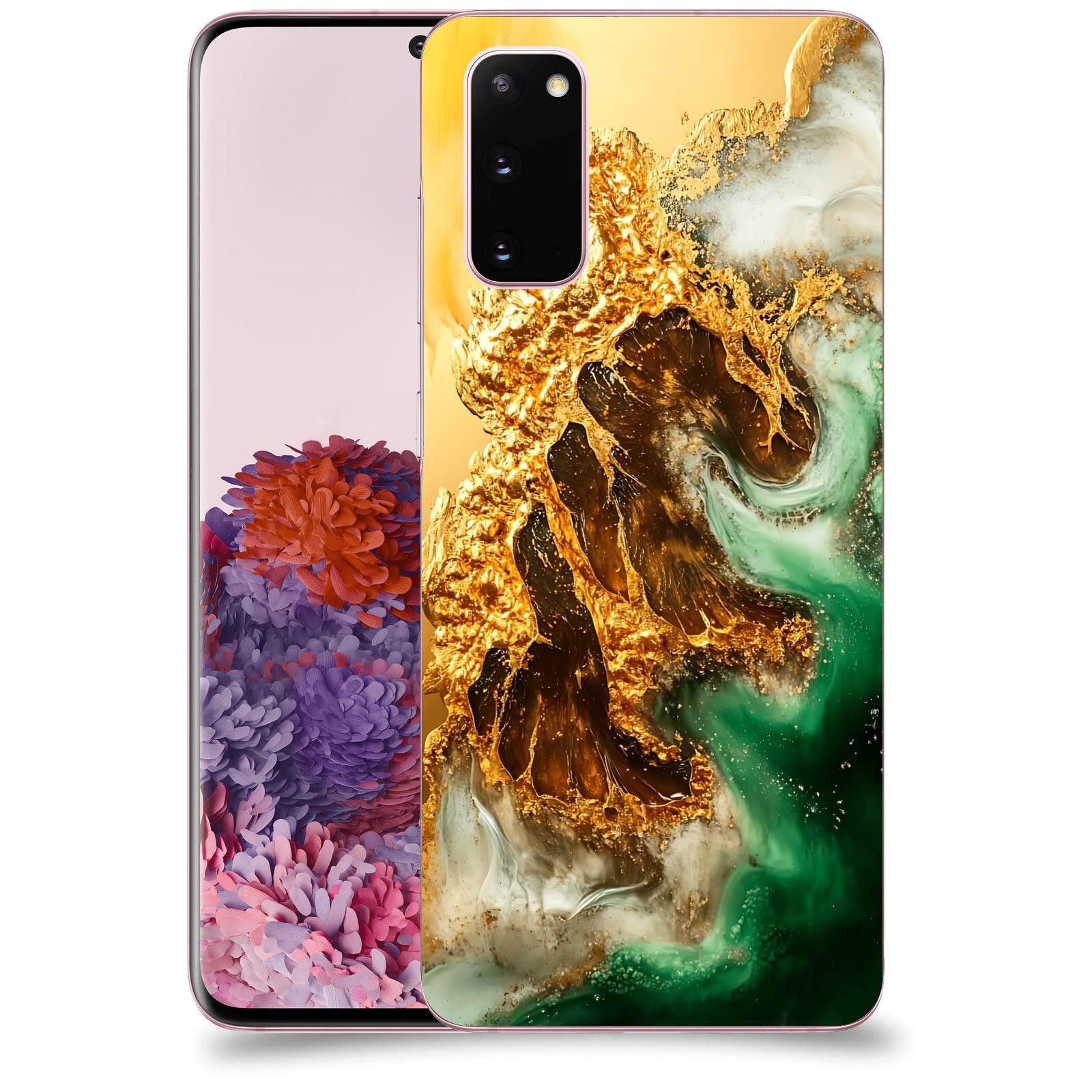 ACOVER Kryt na mobil Samsung Galaxy S20 G980F - Golden Moss II