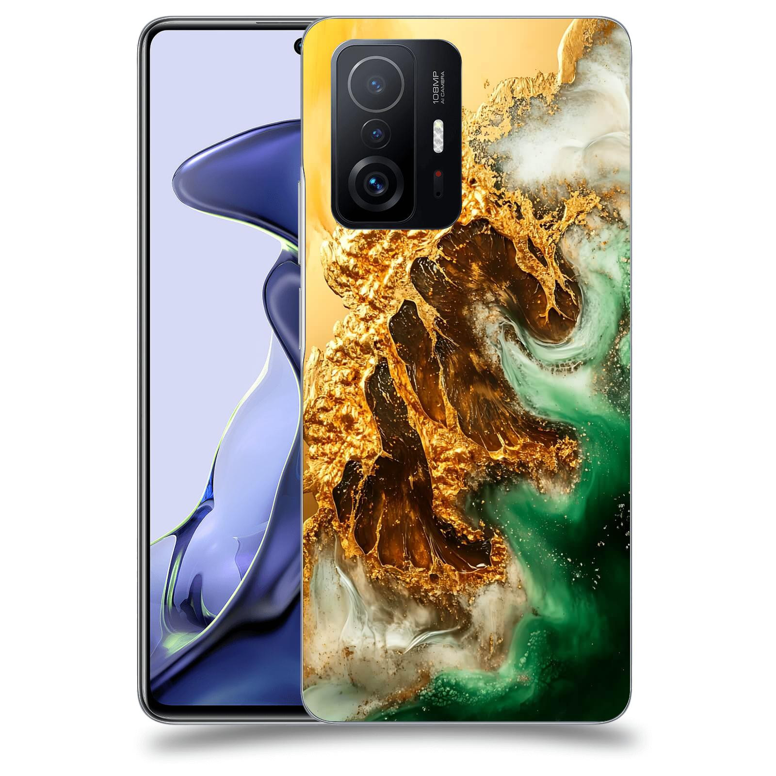 ACOVER Kryt na mobil Xiaomi 11T - Golden Moss II