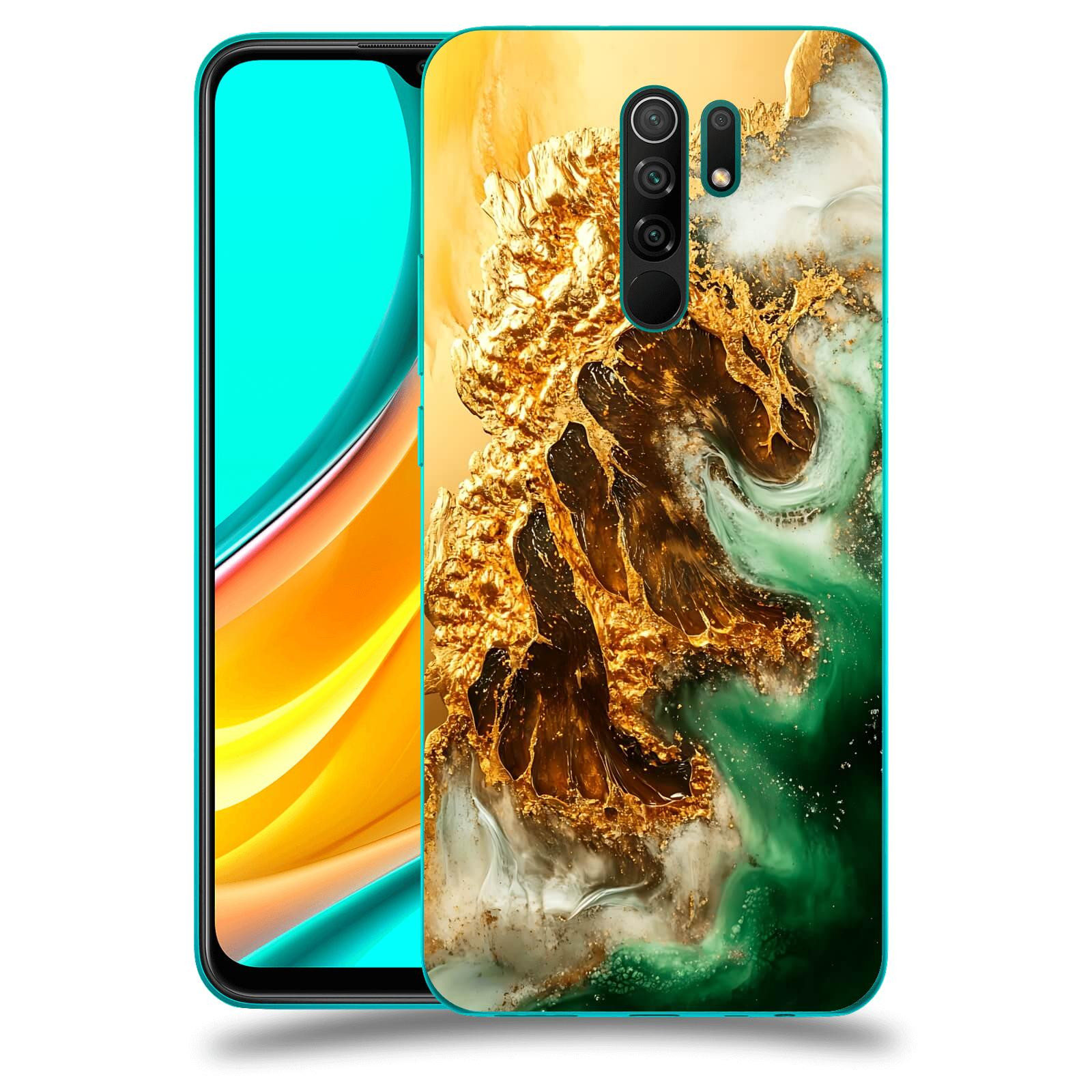 ACOVER Kryt na mobil Xiaomi Mi 9 - Golden Moss II