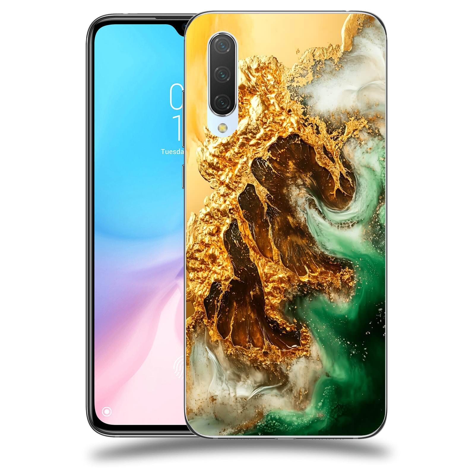 ACOVER Kryt na mobil Xiaomi Mi 9 Lite - Golden Moss II
