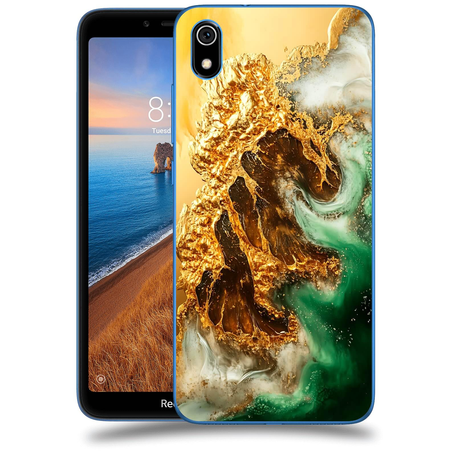 ACOVER Kryt na mobil Xiaomi Redmi 7A - Golden Moss II