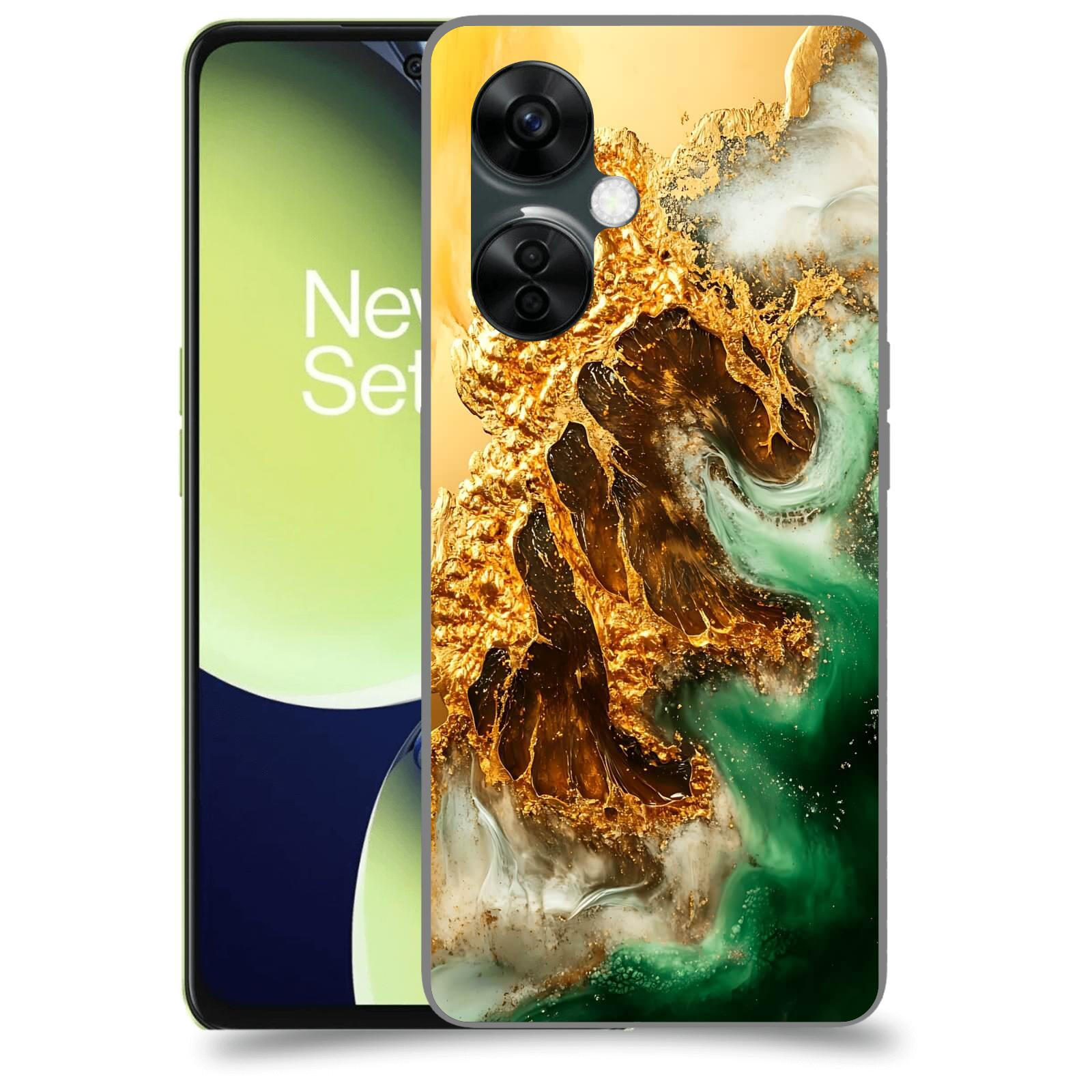 ACOVER Kryt na mobil OnePlus Nord CE 3 Lite 5G - Golden Moss II