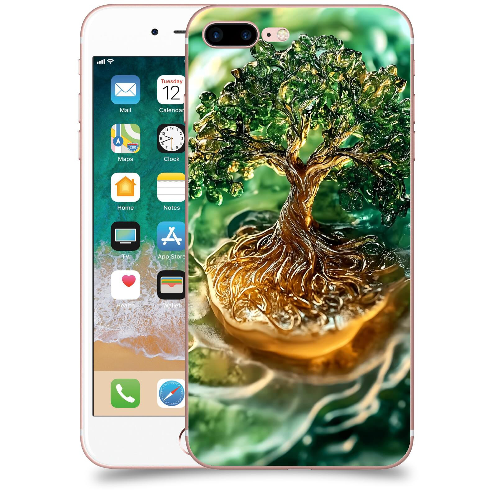 ACOVER Kryt na mobil Apple iPhone 7 Plus - Golden Moss III