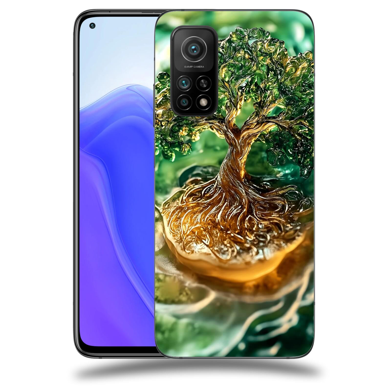 ACOVER Kryt na mobil Xiaomi Mi 10T - Golden Moss III