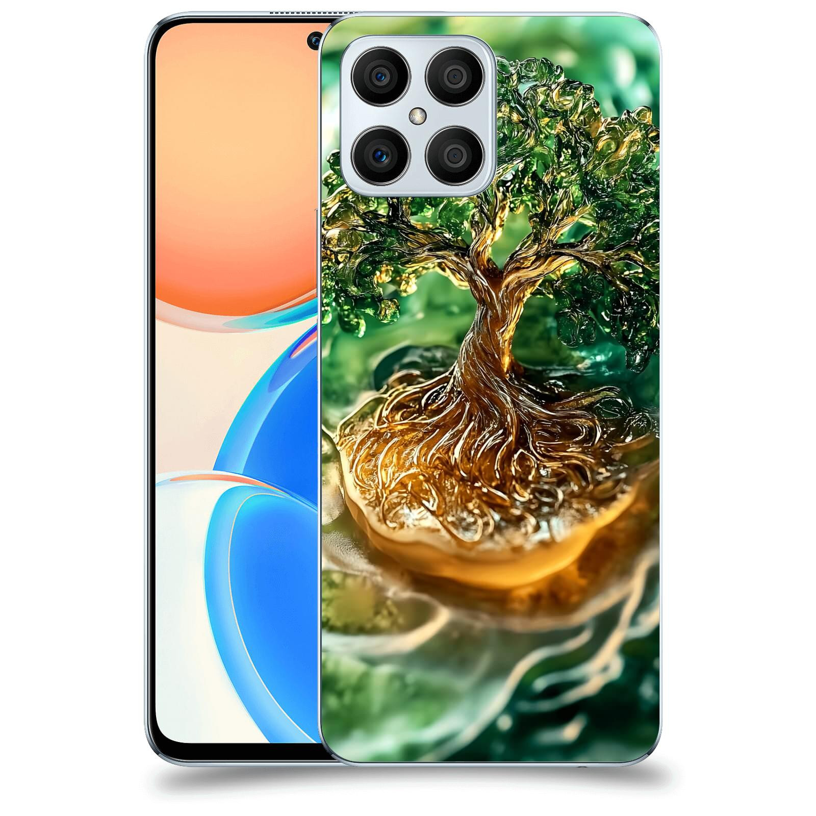 ACOVER Kryt na mobil Honor X8 5G - Golden Moss III