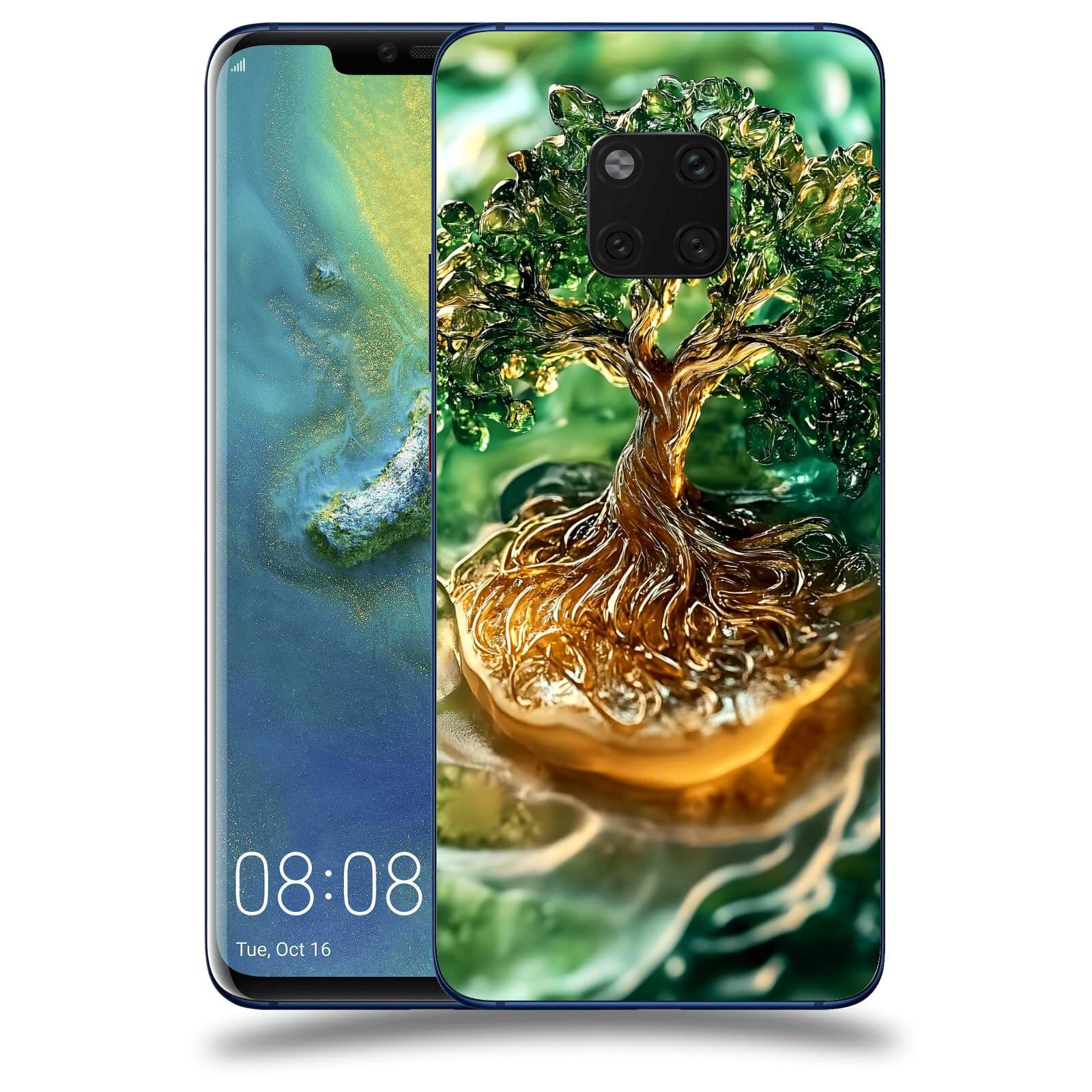 ACOVER Kryt na mobil Huawei Mate 20 Pro - Golden Moss III