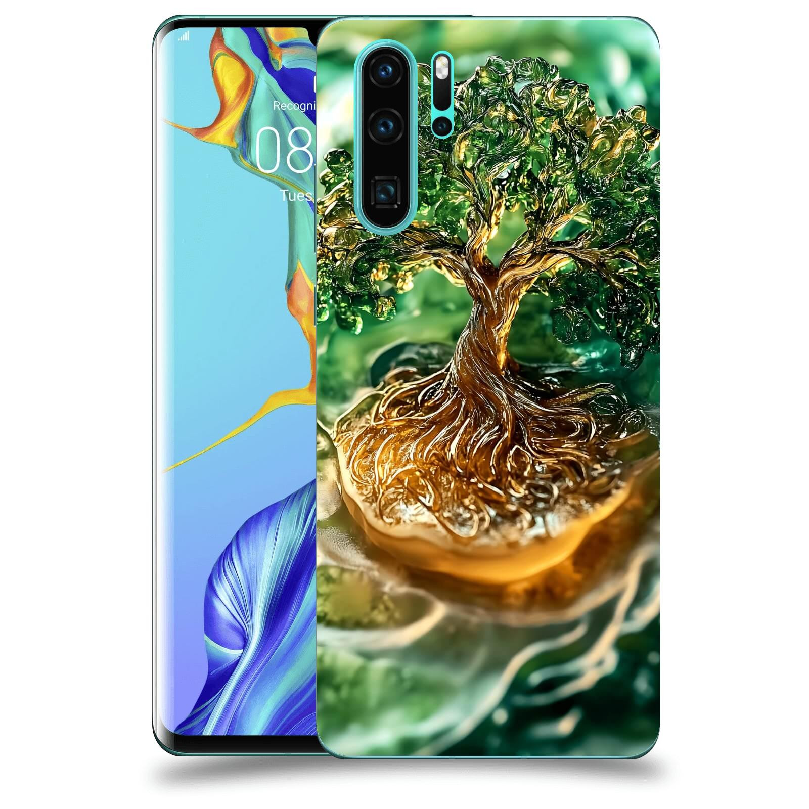 ACOVER Kryt na mobil Huawei P30 Pro - Golden Moss III