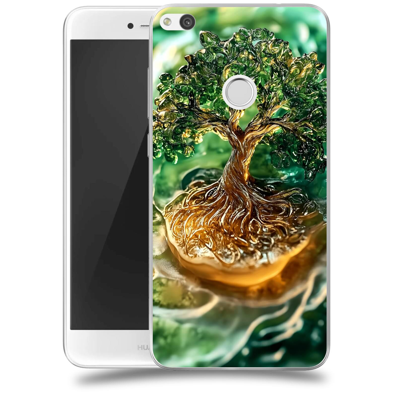 ACOVER Kryt na mobil Huawei P9 Lite 2017 - Golden Moss III