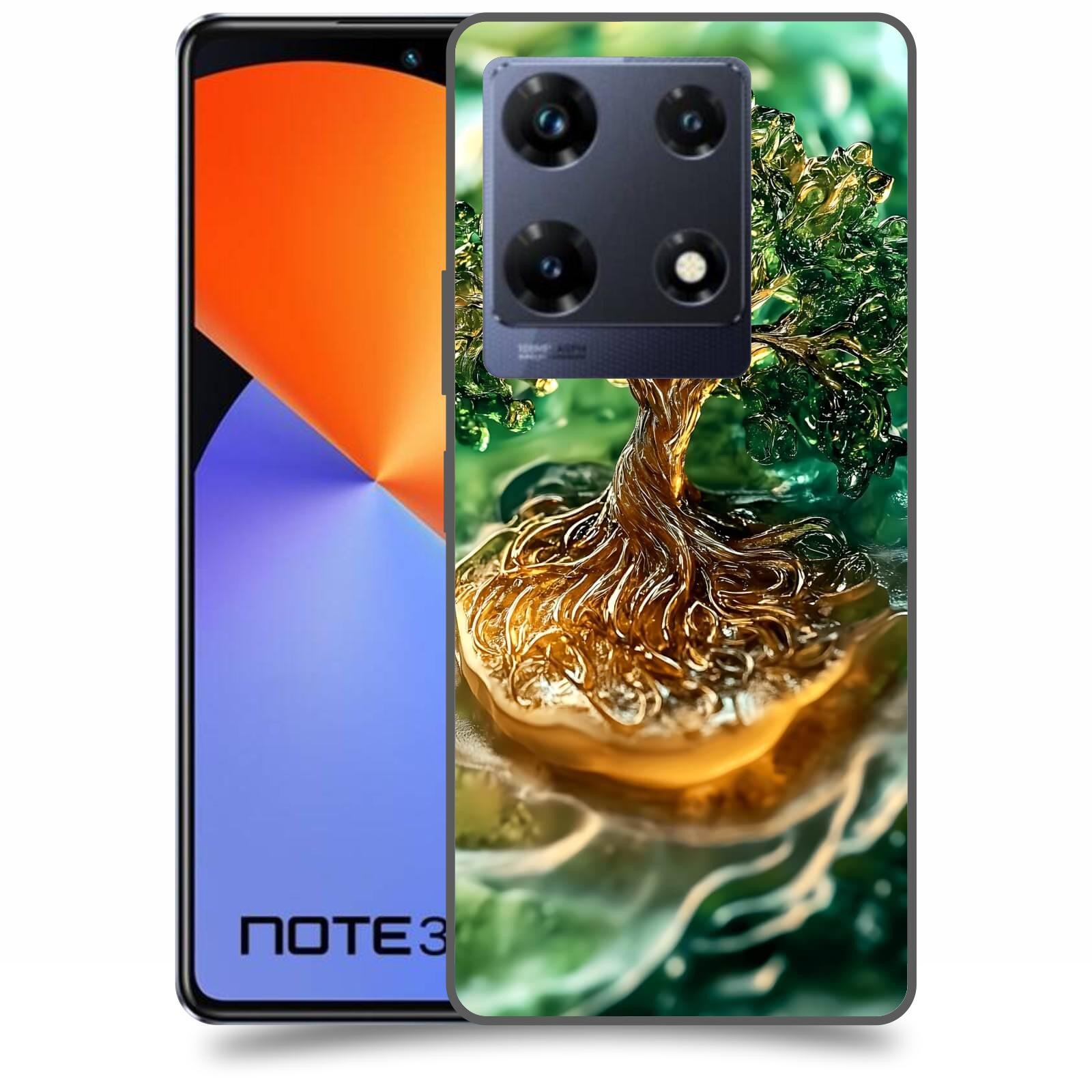 ACOVER Kryt na mobil Infinix Note 30 PRO - Golden Moss III
