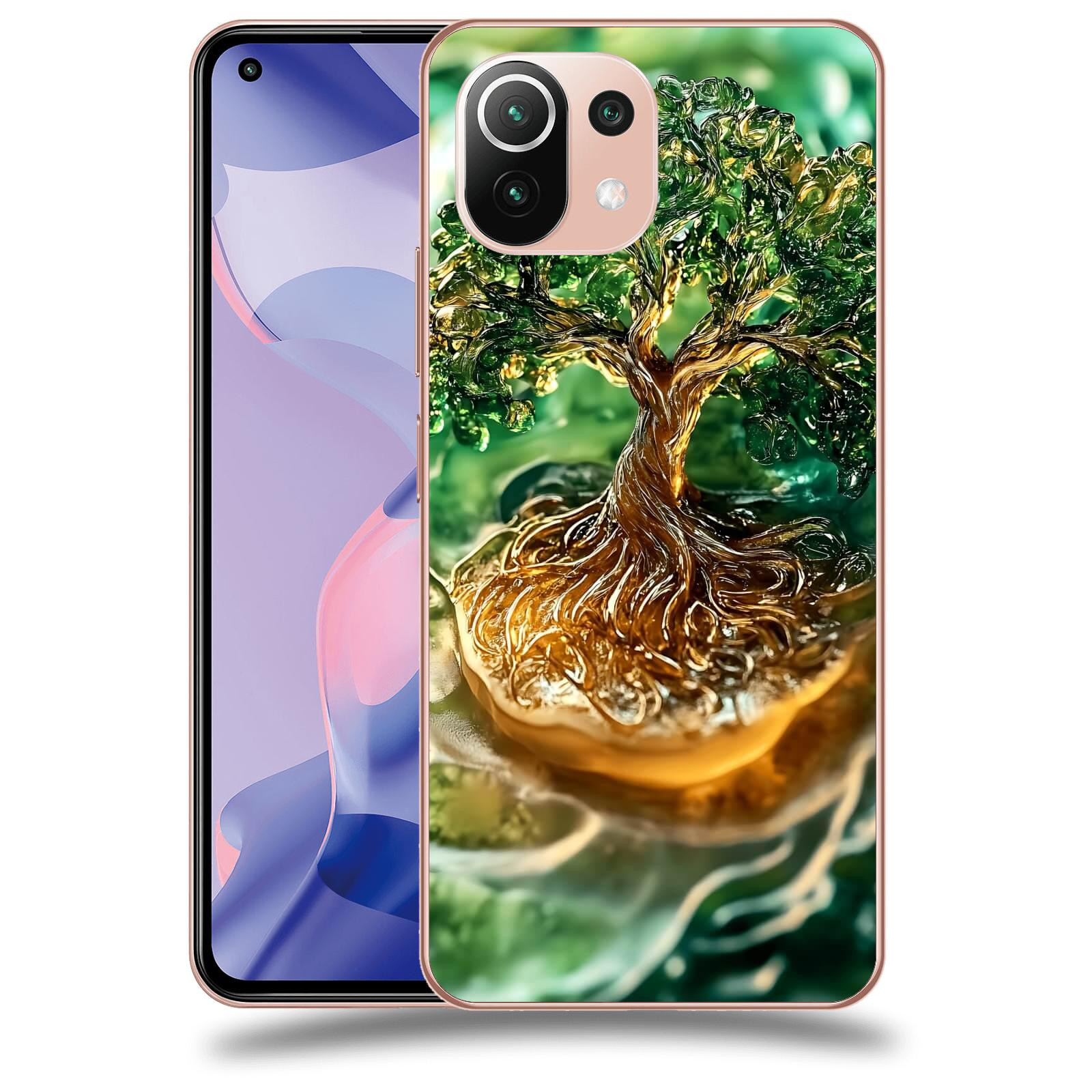 ACOVER Kryt na mobil Xiaomi 11 Lite 5G NE - Golden Moss III
