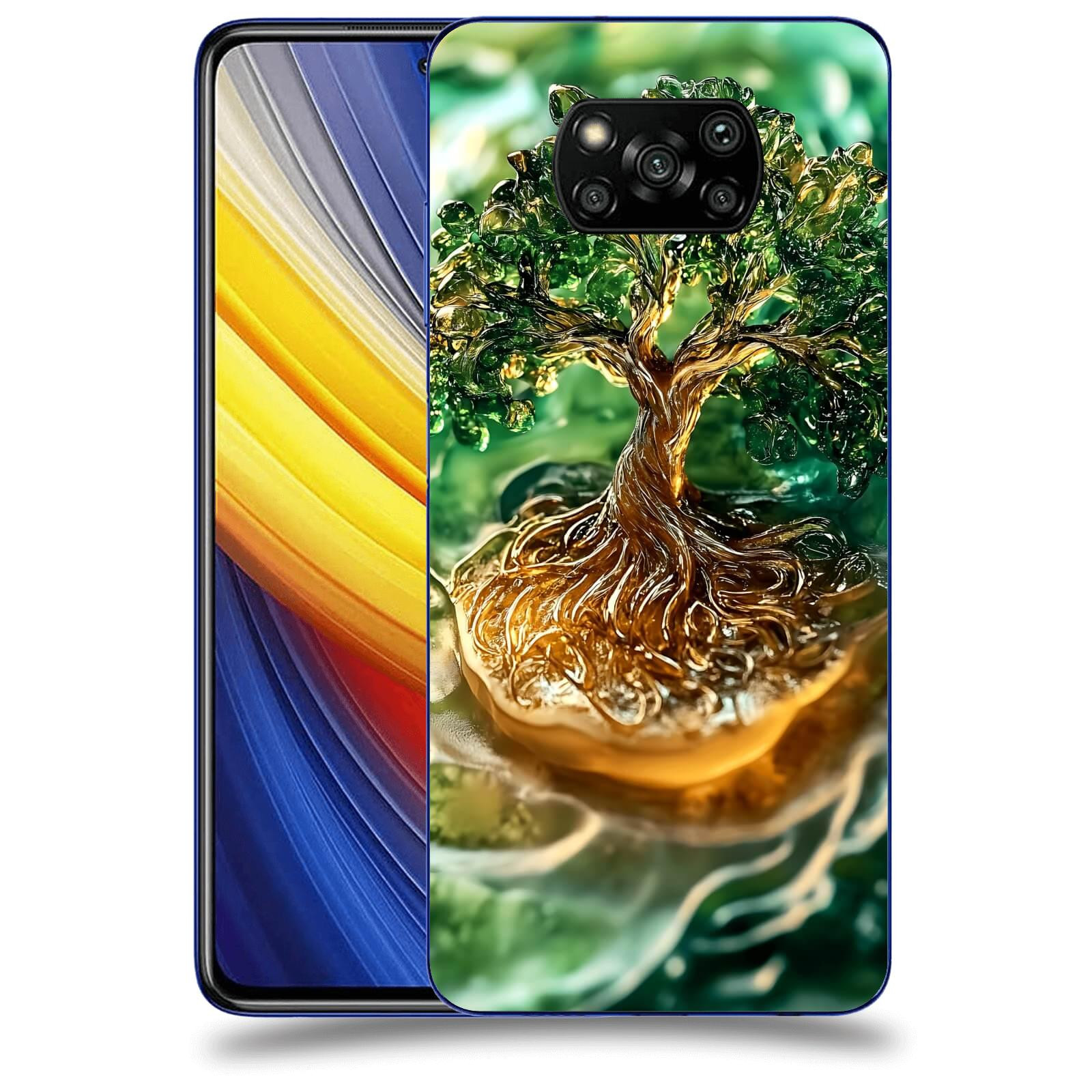 ACOVER Kryt na mobil Xiaomi Poco X3 Pro - Golden Moss III