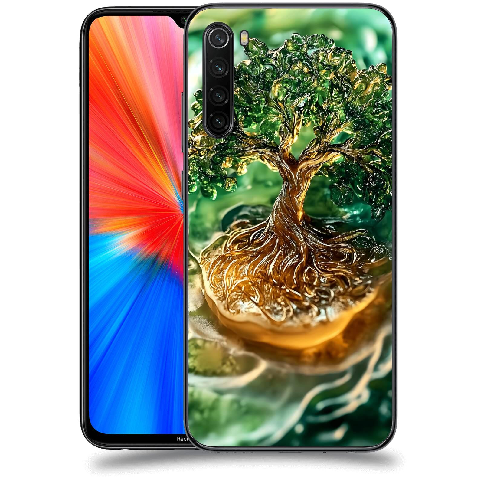 ACOVER Kryt na mobil Xiaomi Redmi Note 8 - Golden Moss III