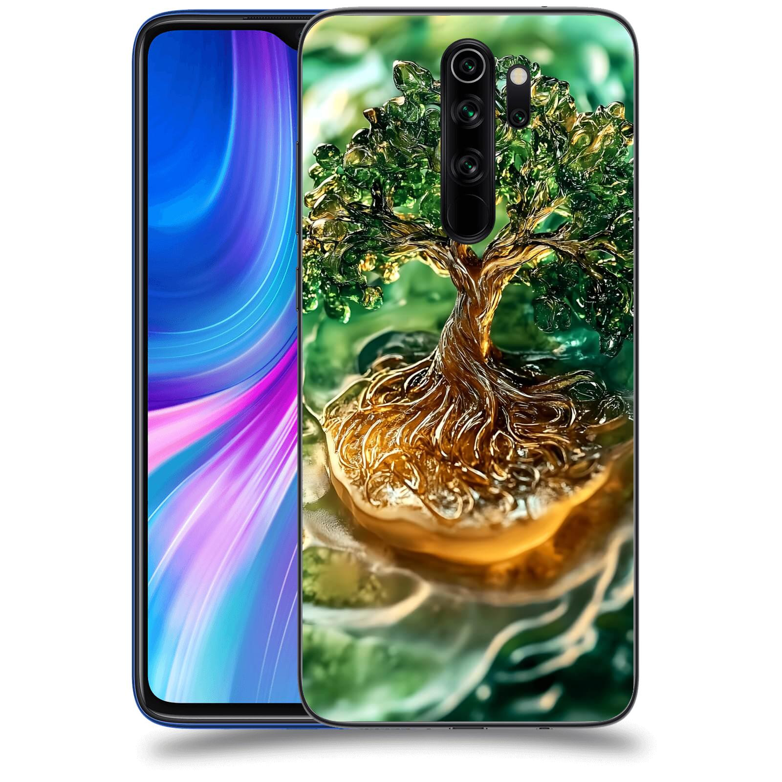 ACOVER Kryt na mobil Xiaomi Redmi Note 8 Pro - Golden Moss III
