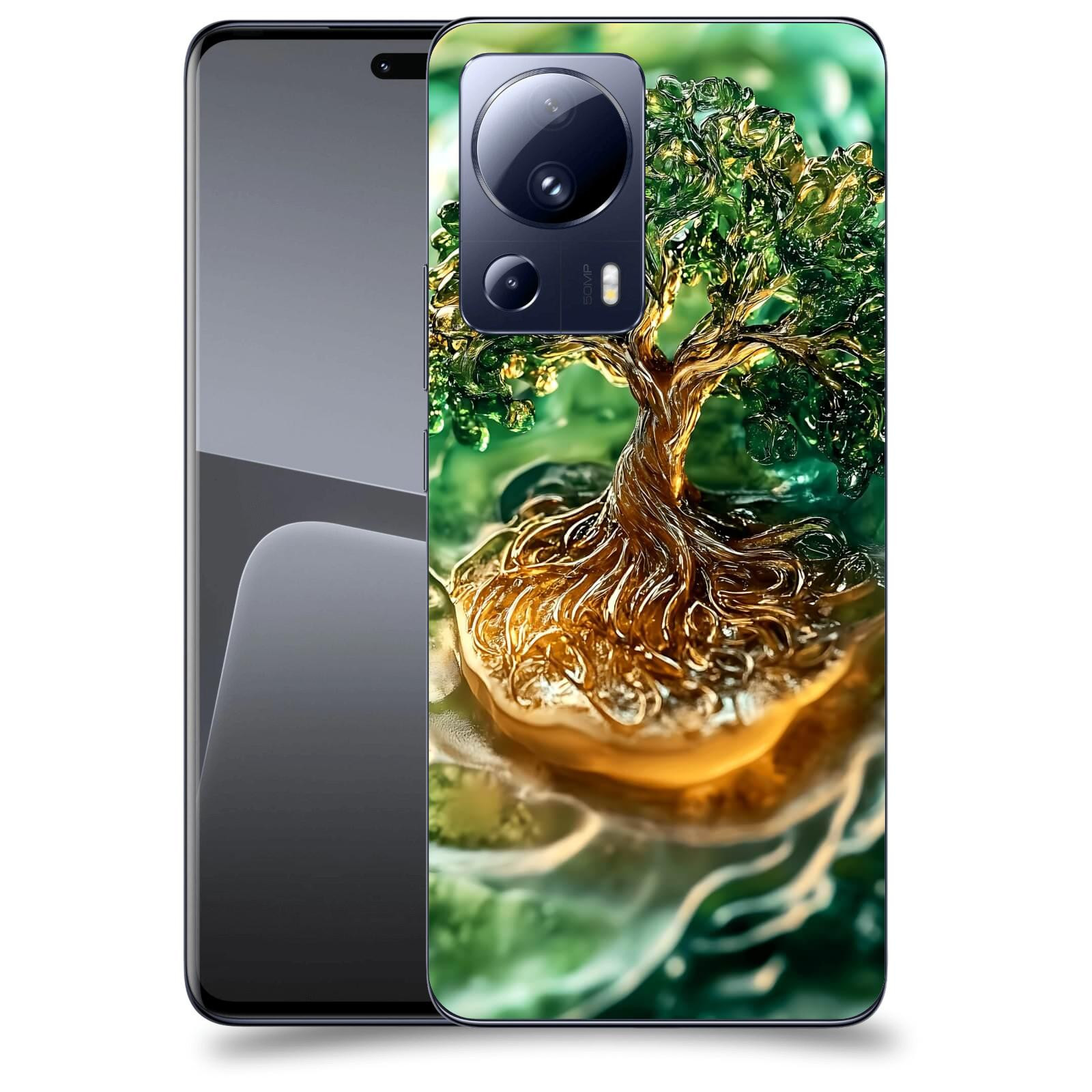 ACOVER Kryt na mobil Xiaomi 13 Lite - Golden Moss III