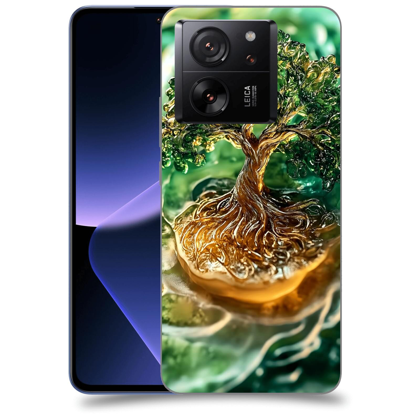 ACOVER Kryt na mobil Xiaomi 13T - Golden Moss III