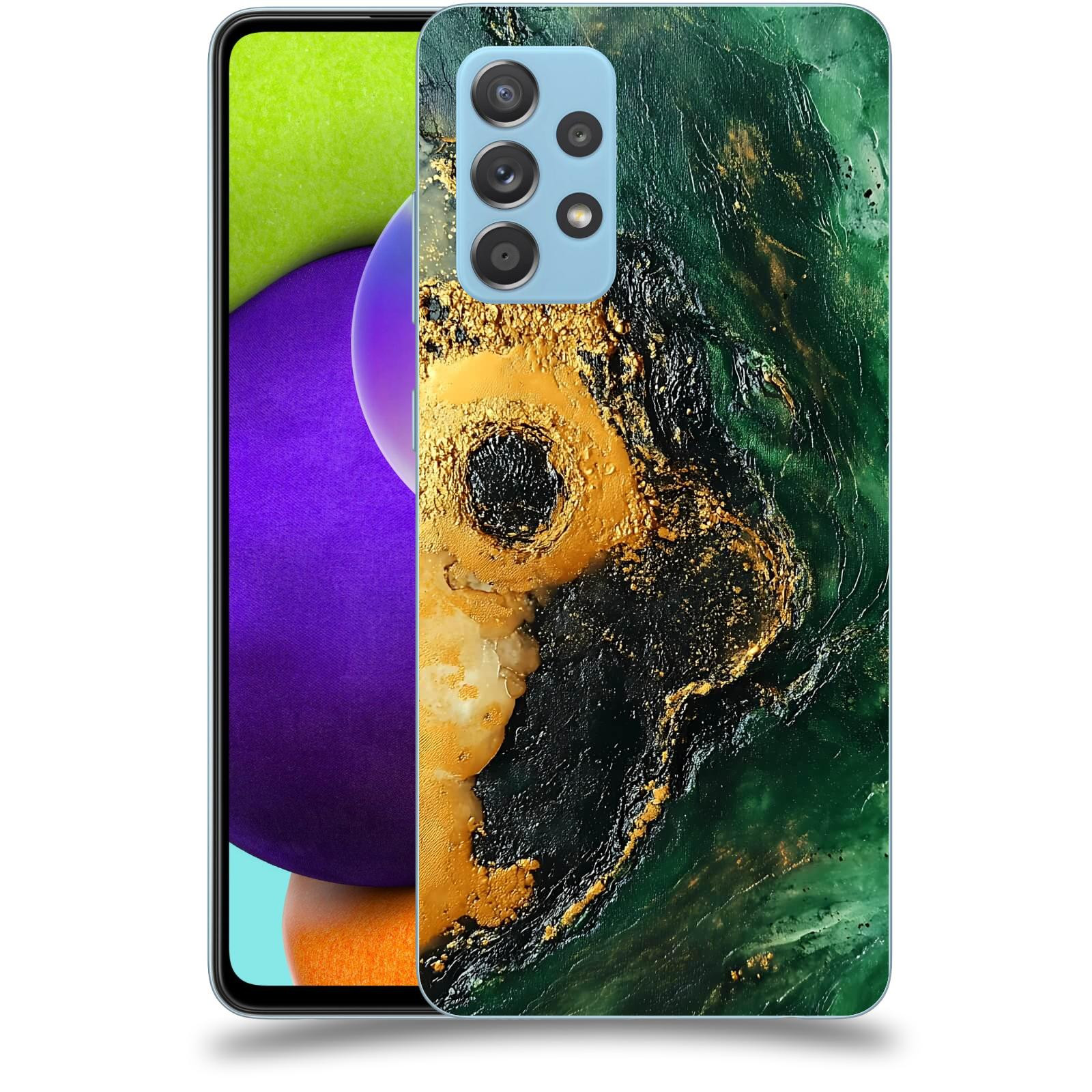 ACOVER Kryt na mobil Samsung Galaxy A52 A525F - Golden Moss IV