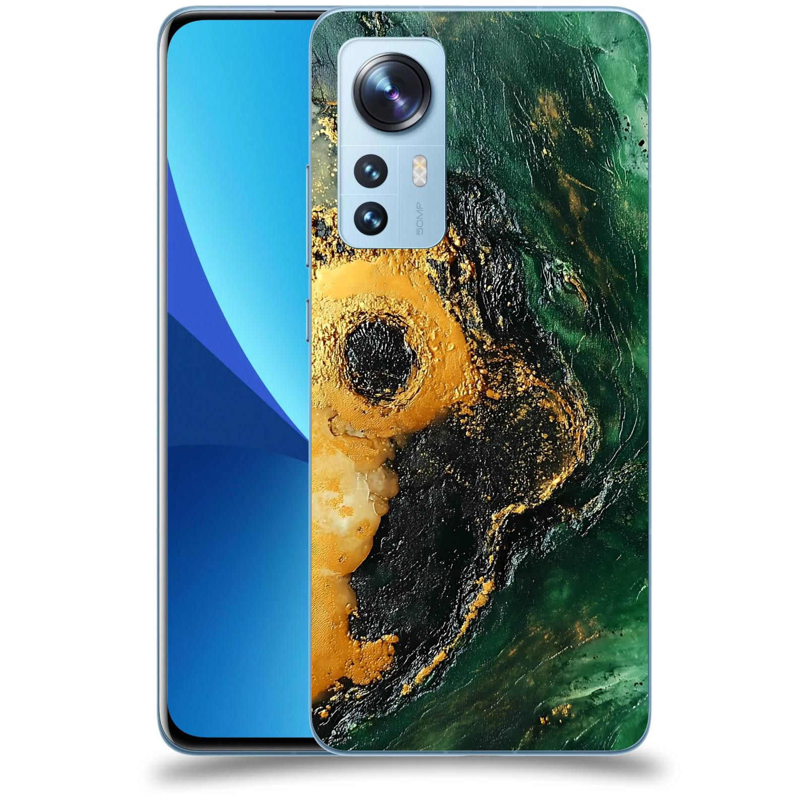 ACOVER Kryt na mobil Xiaomi 12X - Golden Moss IV