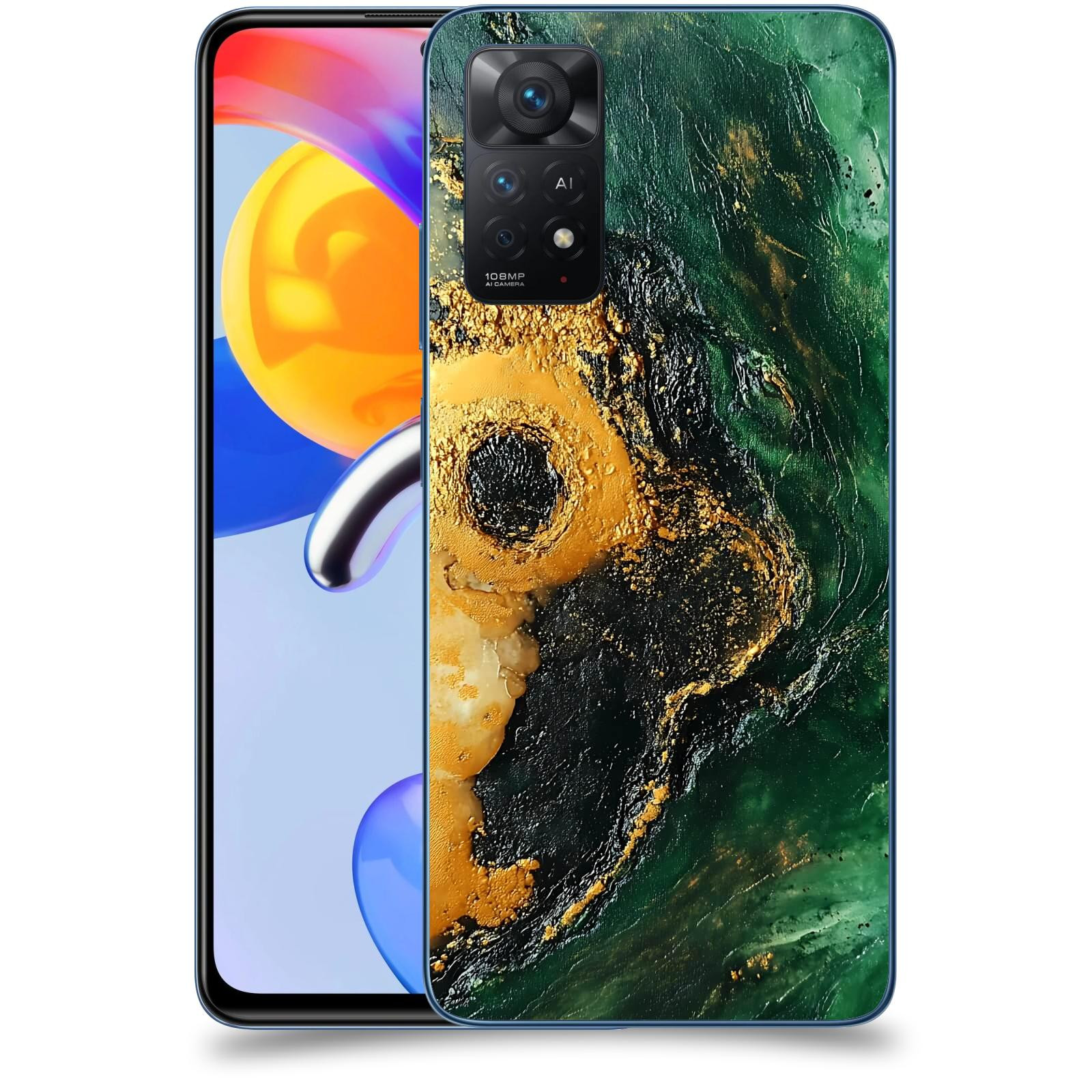 ACOVER Kryt na mobil Xiaomi Redmi Note 11 Pro 5G - Golden Moss IV