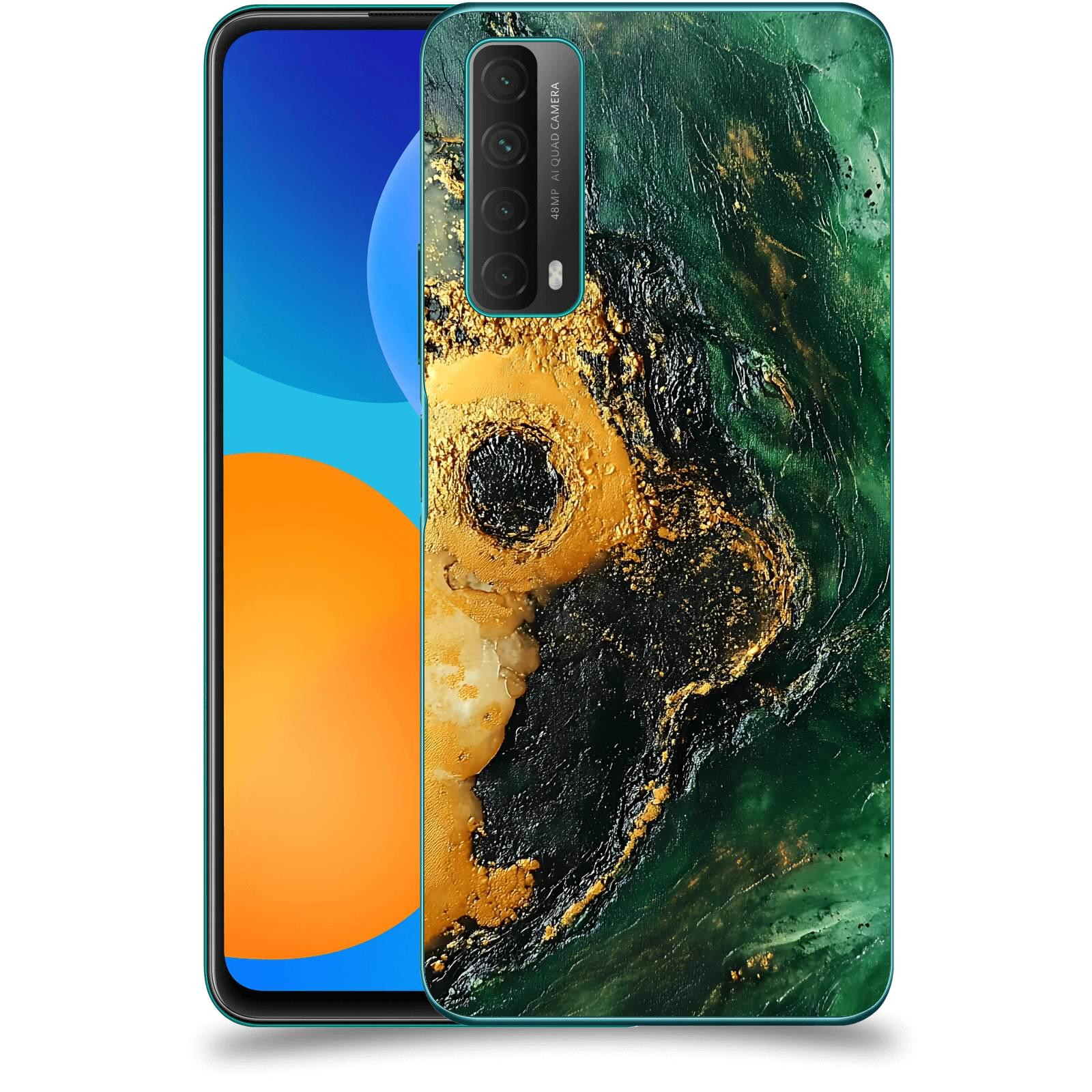 ACOVER Kryt na mobil Huawei P Smart 2021 - Golden Moss IV