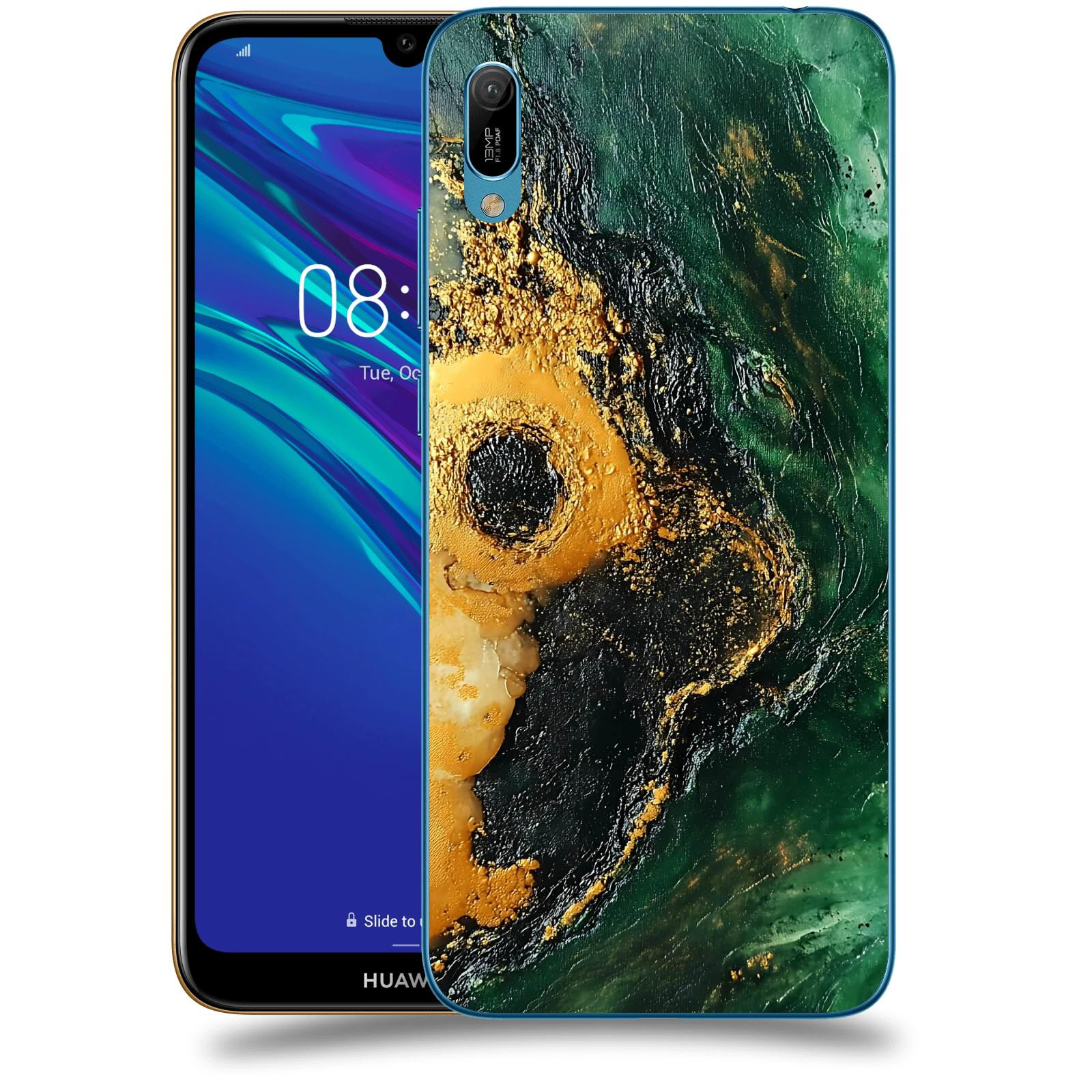 ACOVER Kryt na mobil Huawei Y6 2019 - Golden Moss IV