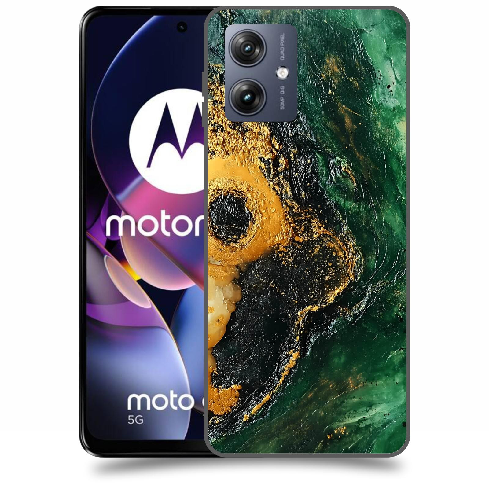 ACOVER Kryt na mobil Motorola Moto G54 5G - Golden Moss IV