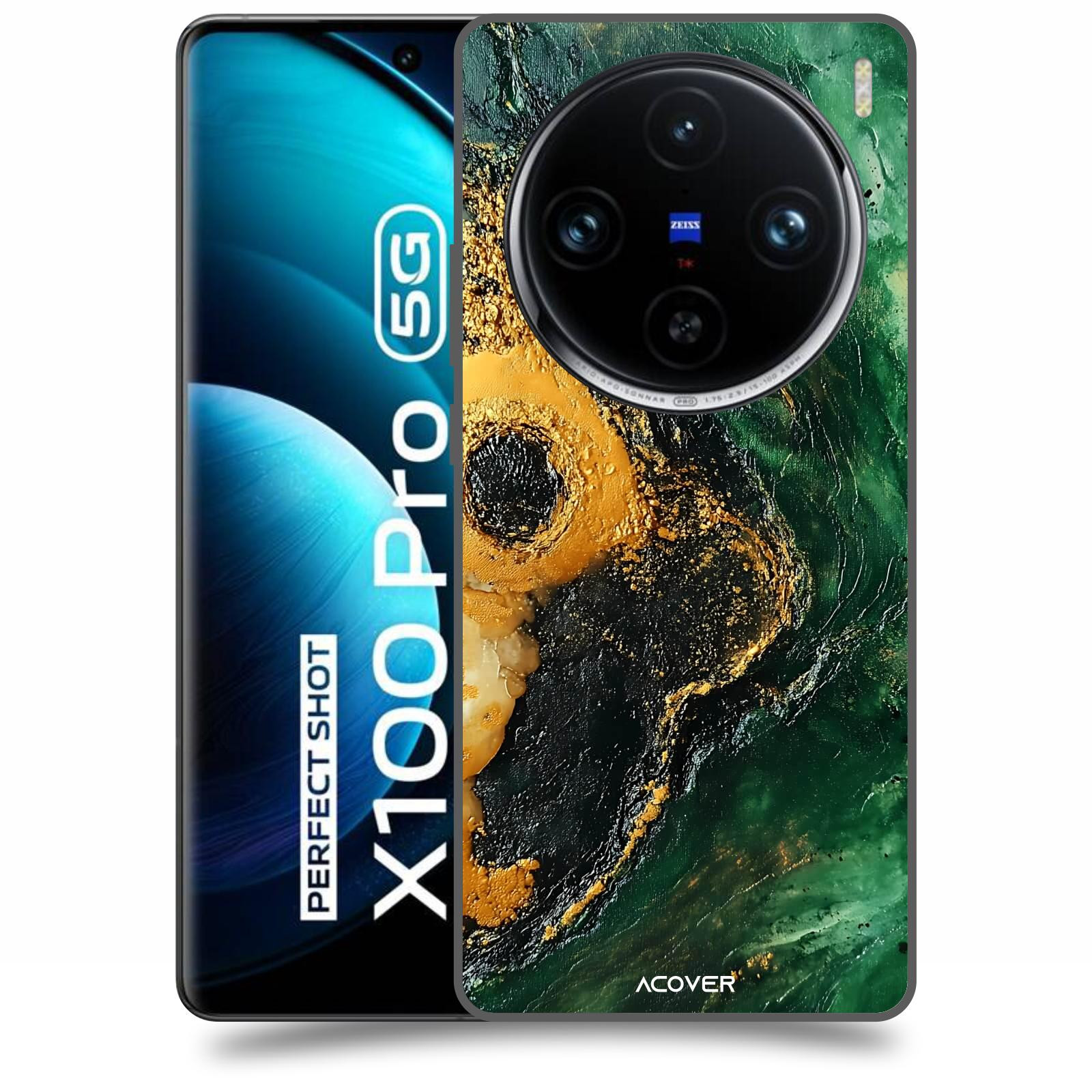 ACOVER Kryt na mobil Vivo X100 Pro - Golden Moss IV