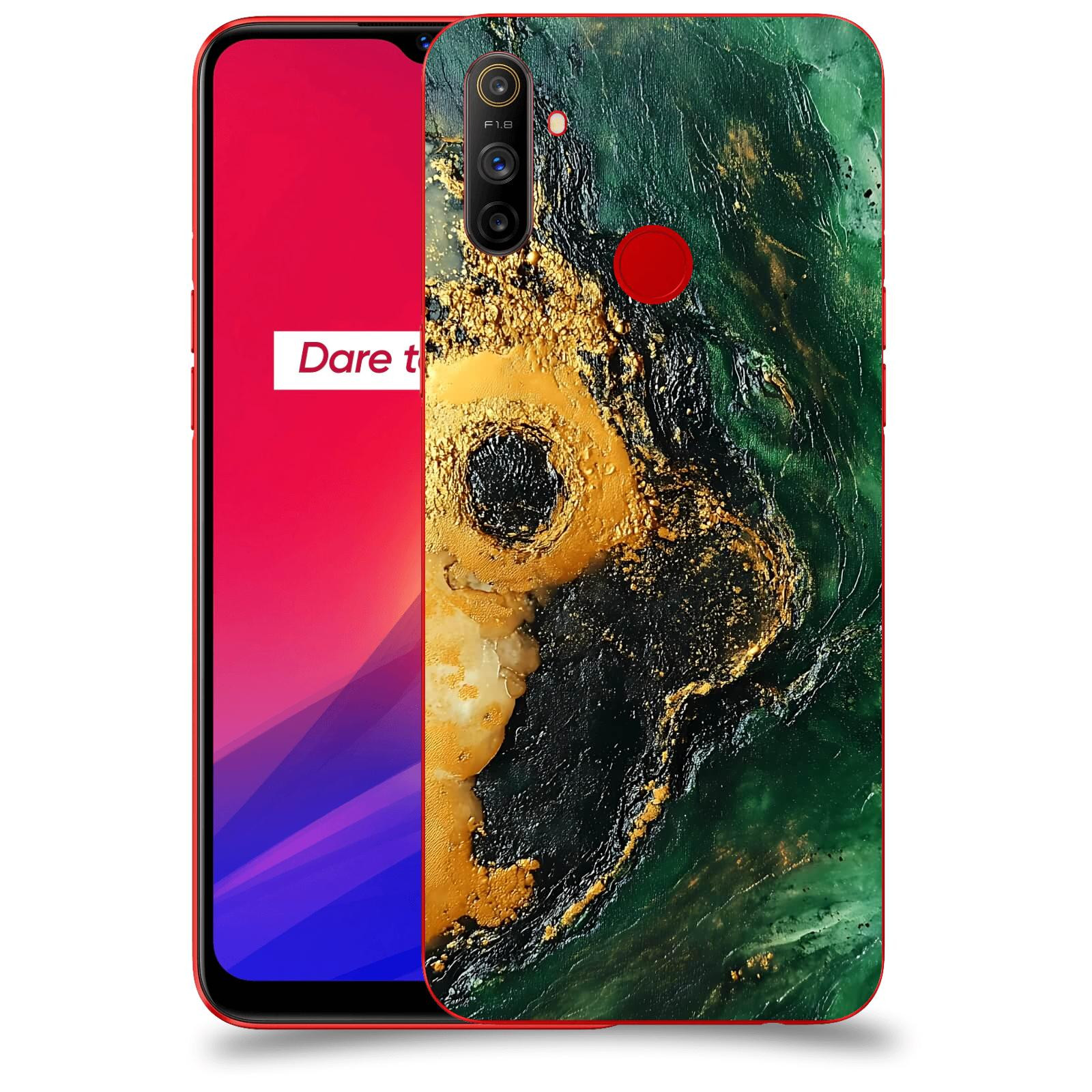 ACOVER Kryt na mobil Realme C3 - Golden Moss IV