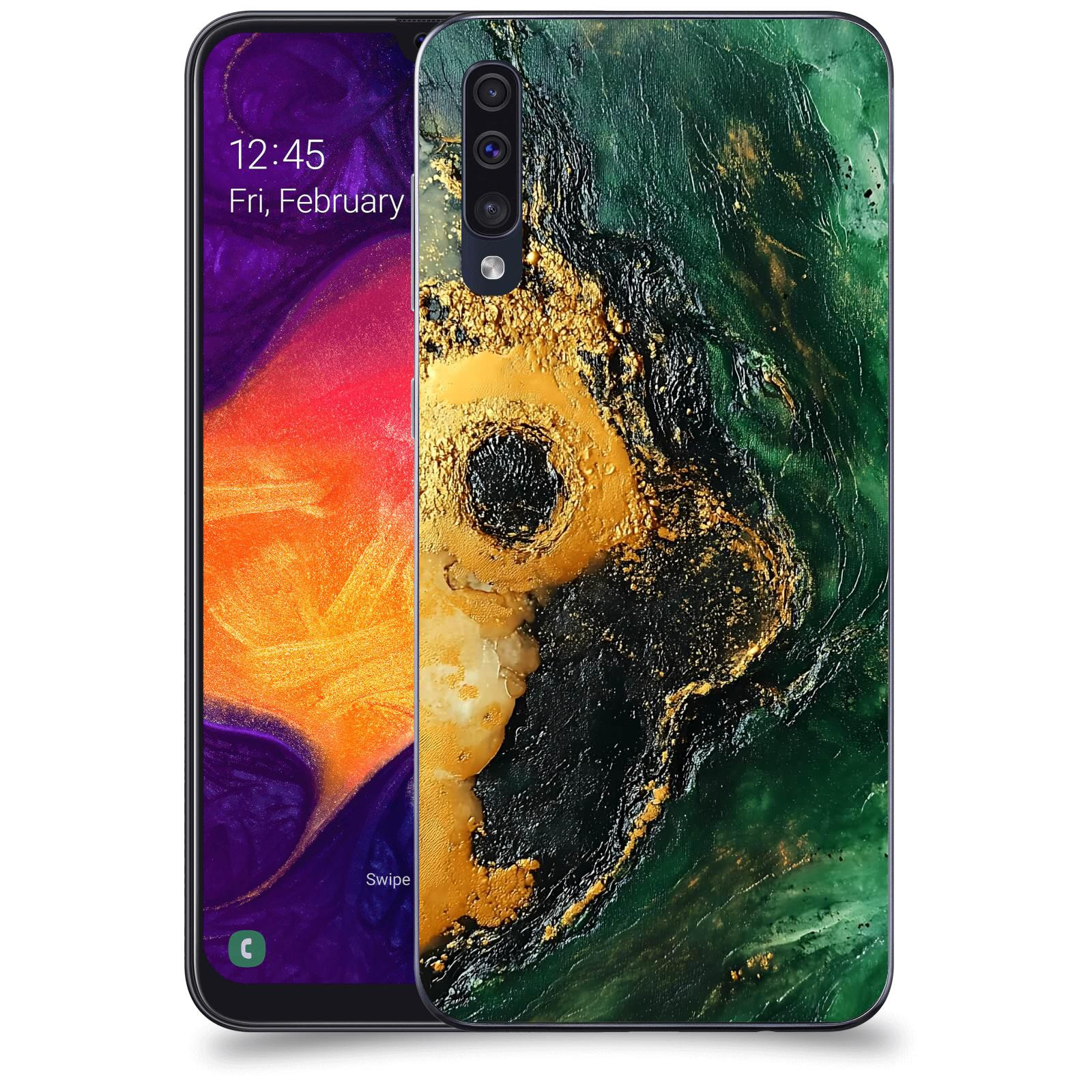 ACOVER Kryt na mobil Samsung Galaxy A50 A505F - Golden Moss IV