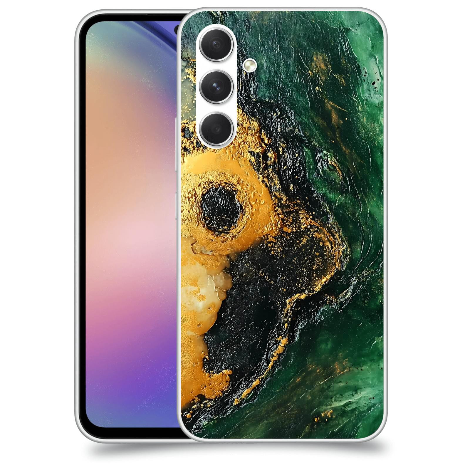 ACOVER Kryt na mobil Samsung Galaxy M54 5G - Golden Moss IV