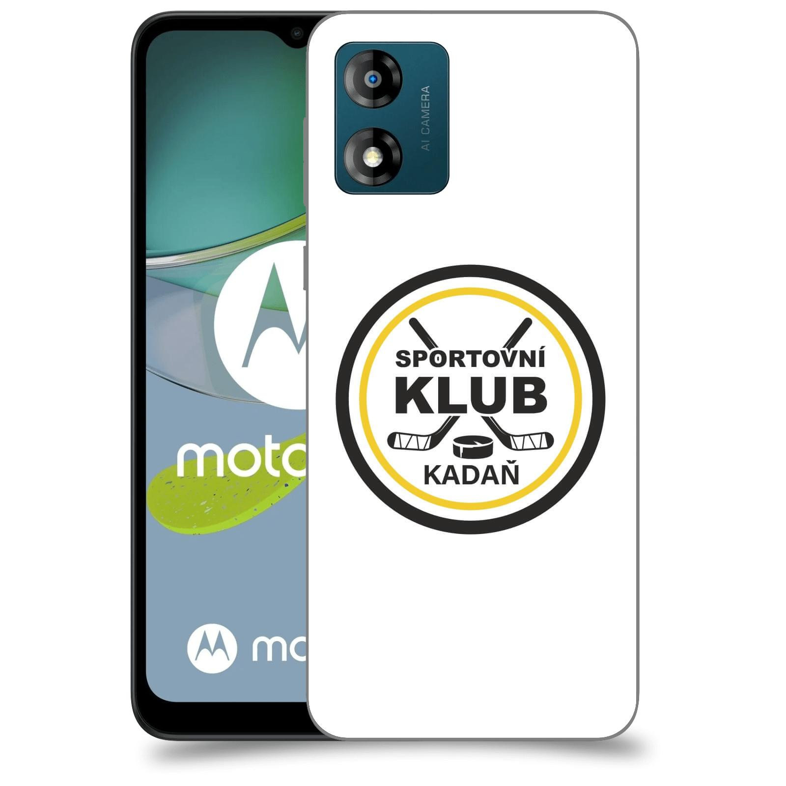 ACOVER Kryt na mobil Motorola Moto E13 - SK Kadaň Logo