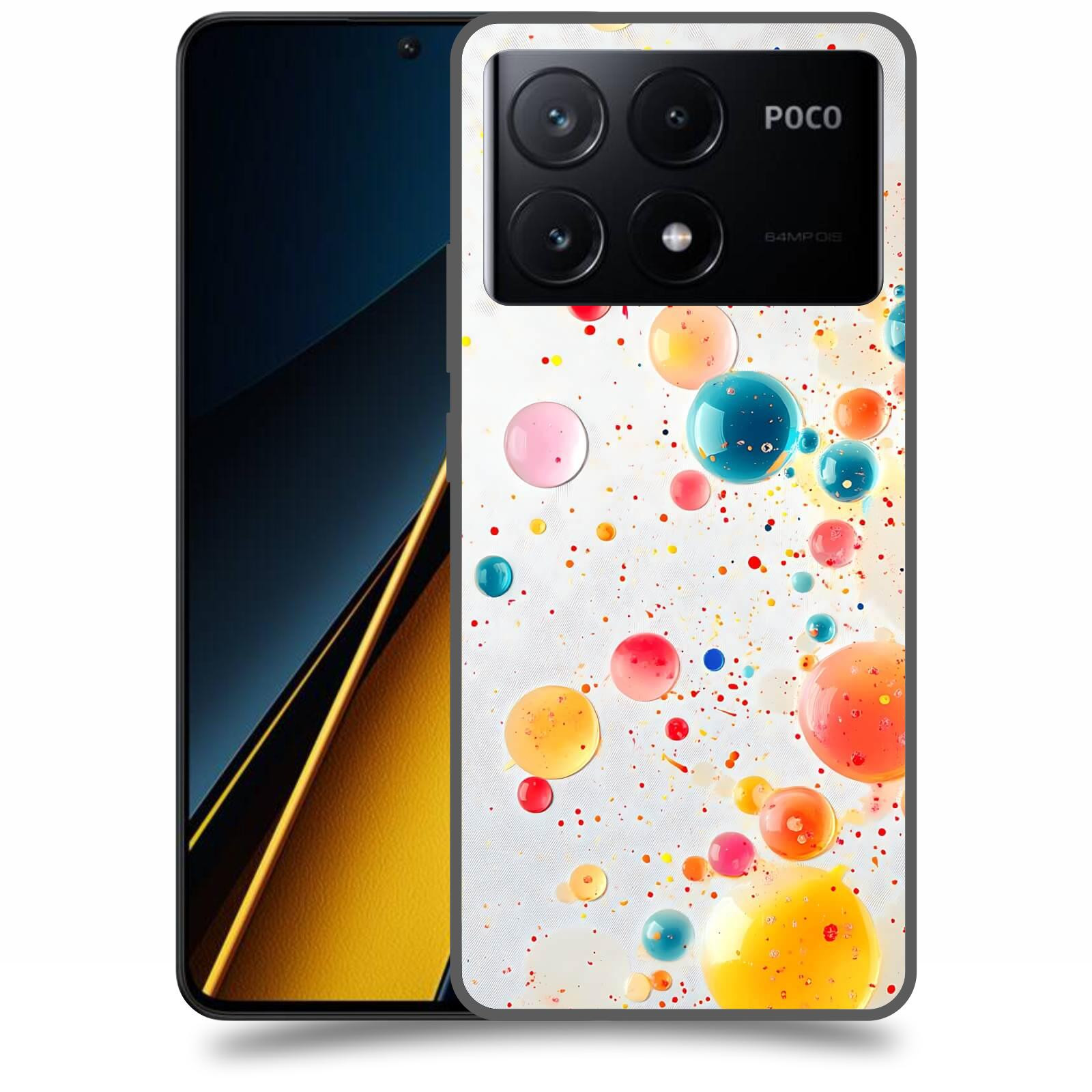 ACOVER Kryt na mobil Poco X6 Pro 5G - Barevný výbuch