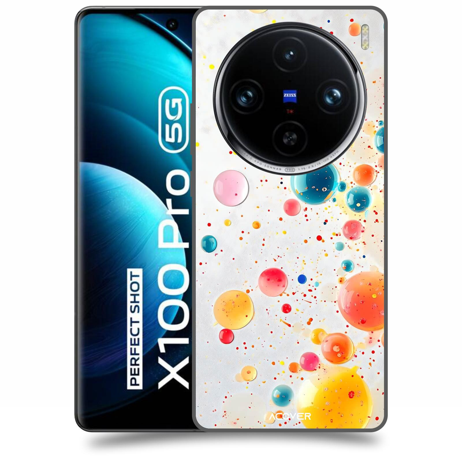 ACOVER Kryt na mobil Vivo X100 Pro - Barevný výbuch