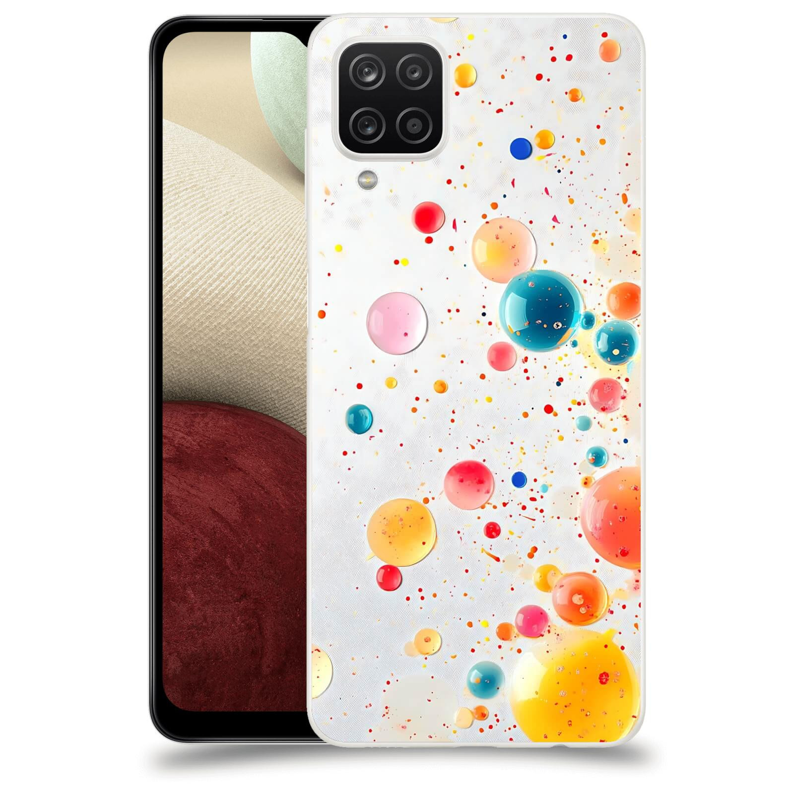 ACOVER Kryt na mobil Samsung Galaxy A12 A125F - Barevný výbuch