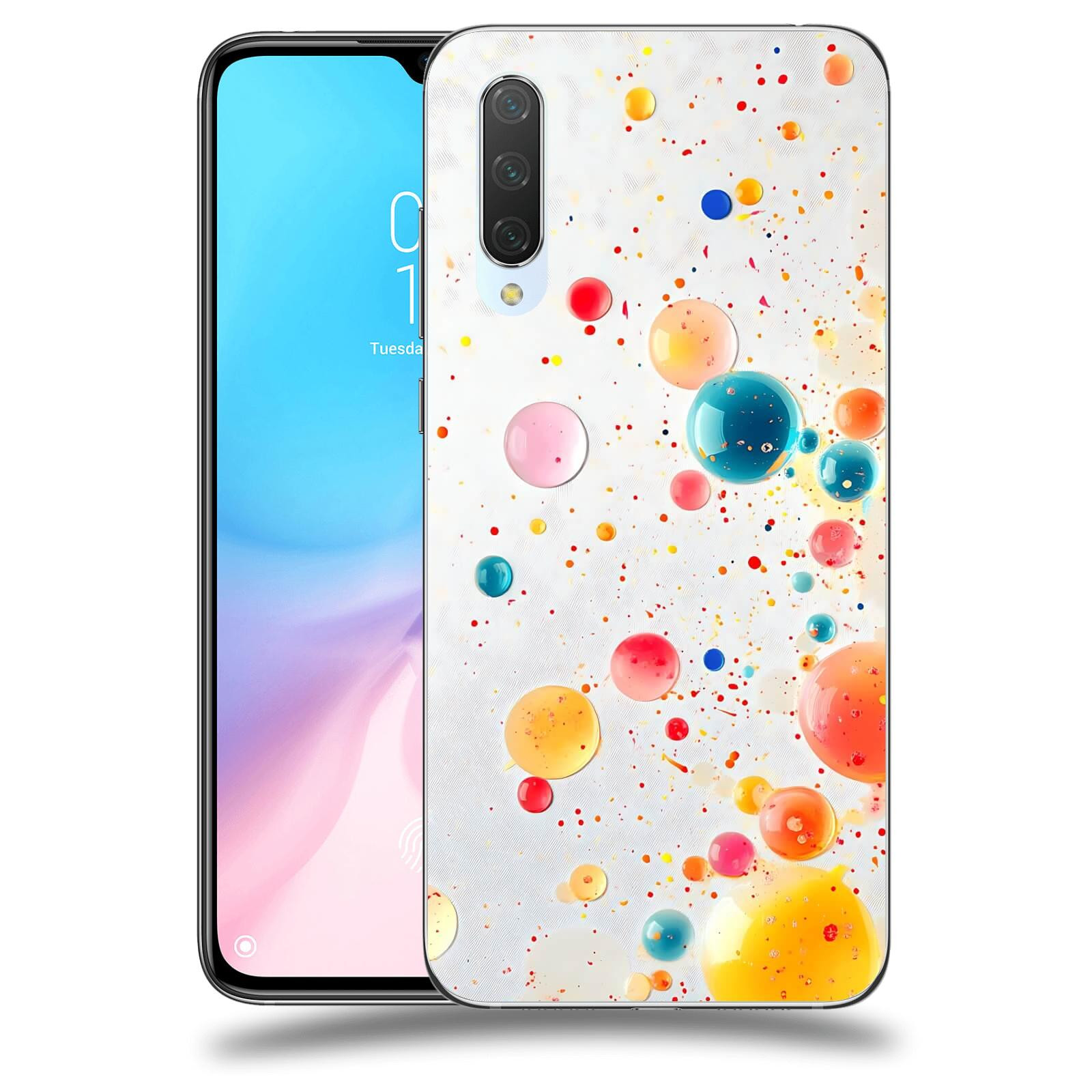 ACOVER Kryt na mobil Xiaomi Mi 9 Lite - Barevný výbuch