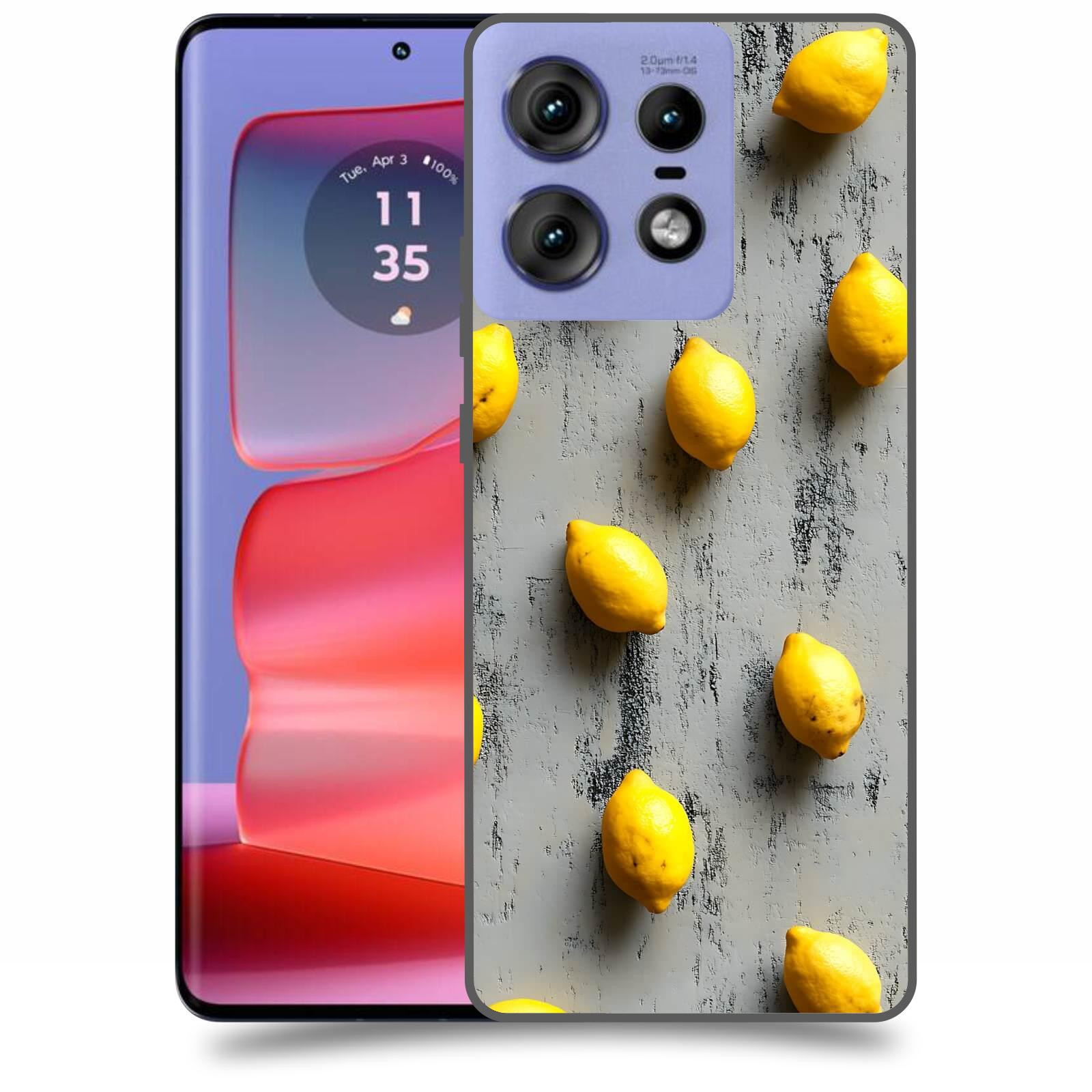 ACOVER Kryt na mobil Motorola Edge 50 Pro - Citrusová harmonie