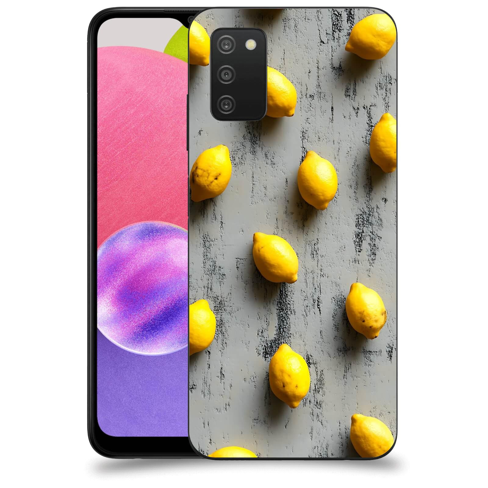 ACOVER Kryt na mobil Samsung Galaxy A03s A037G - Citrusová harmonie