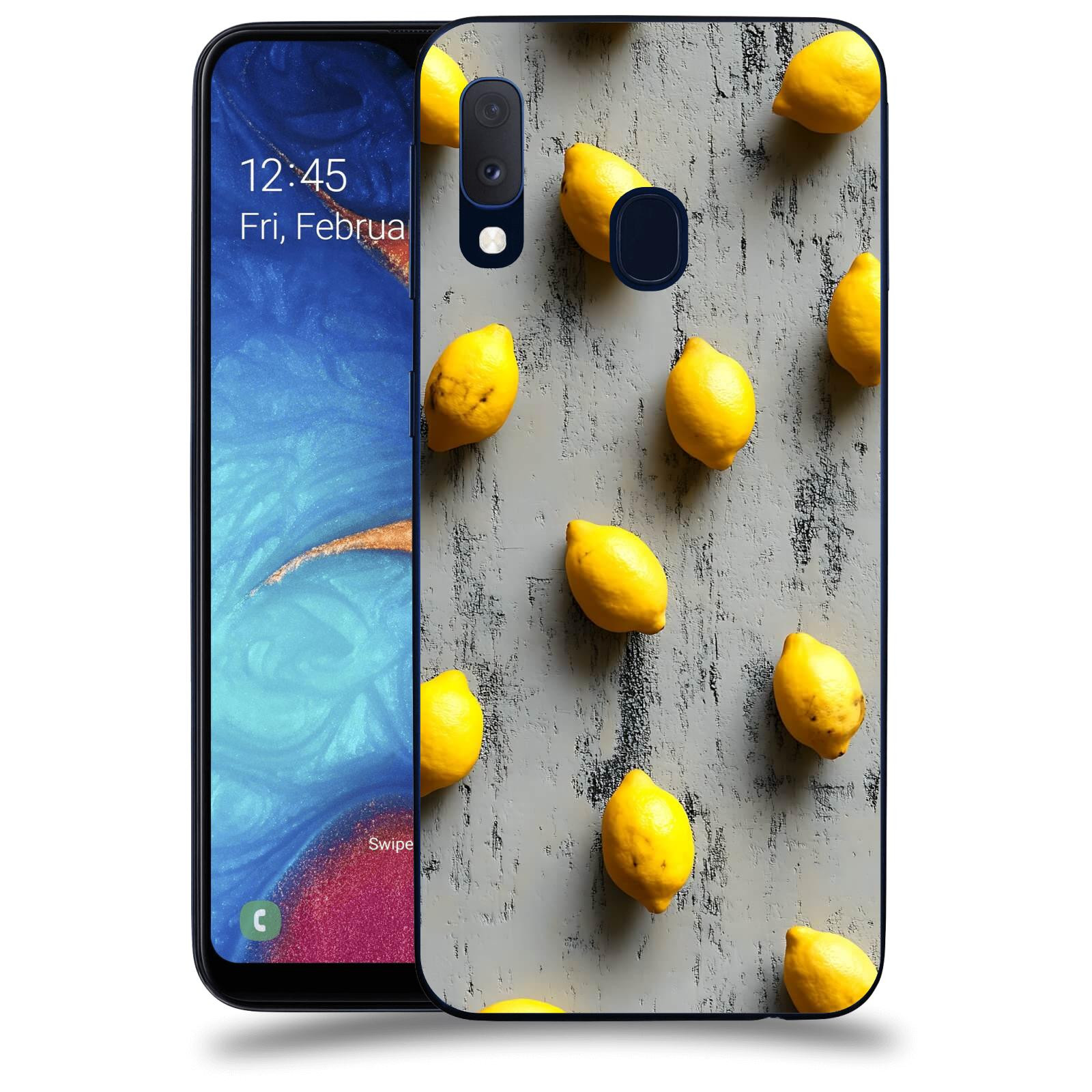 ACOVER Kryt na mobil Samsung Galaxy A20e A202F - Citrusová harmonie