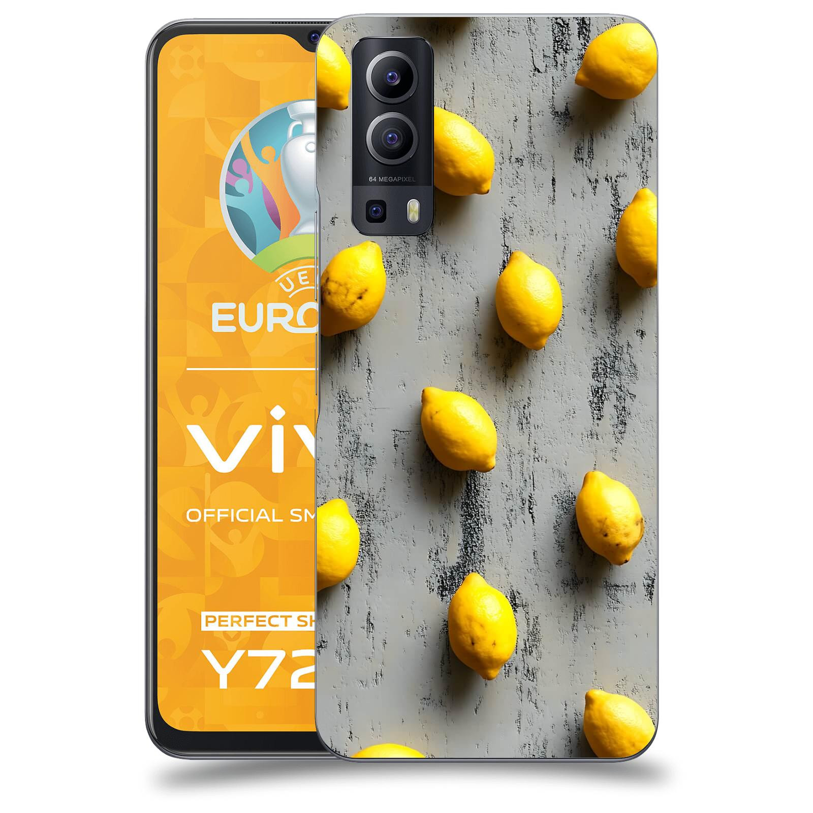 ACOVER Kryt na mobil Vivo Y72 5G - Citrusová harmonie